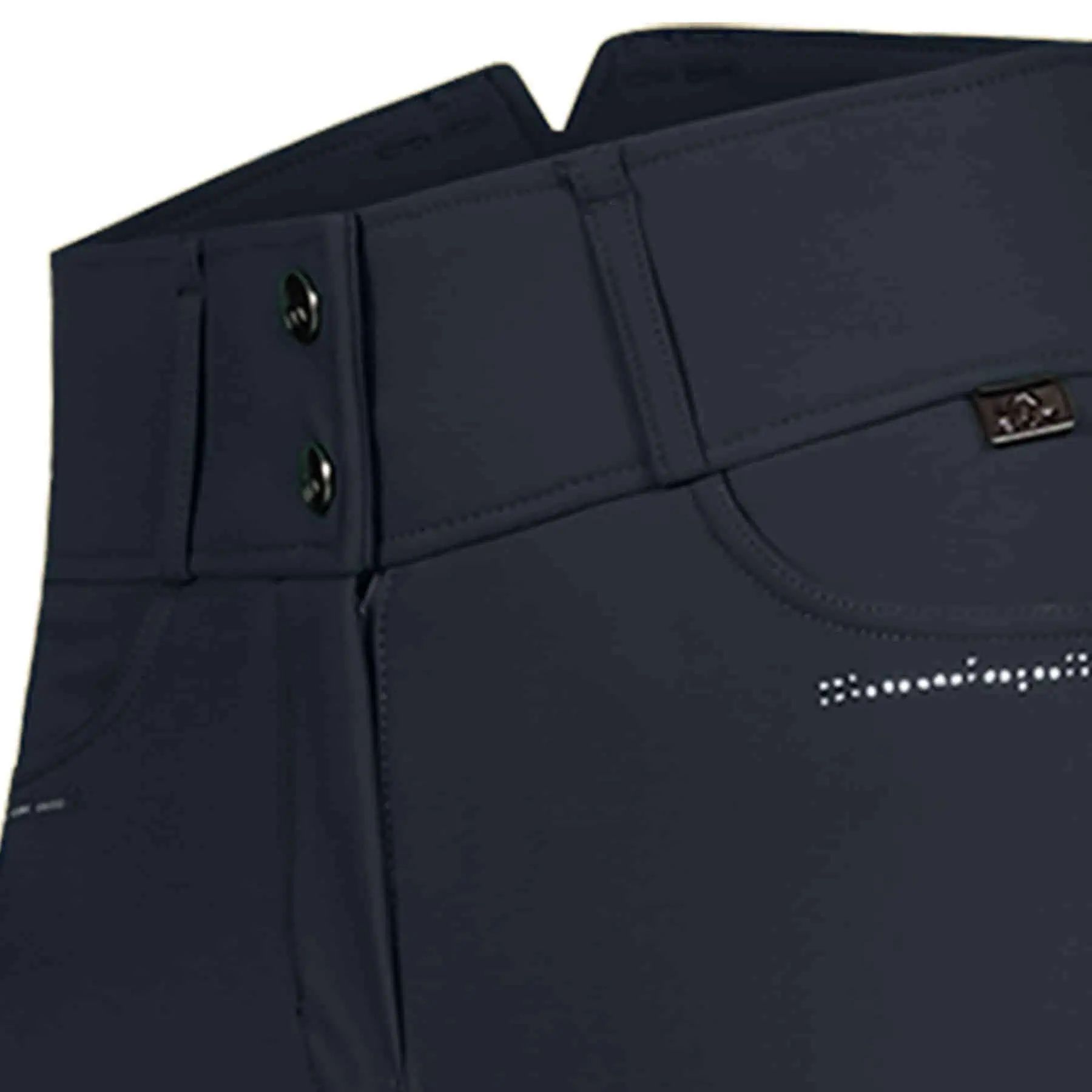 ELT Lovaglónadrág Mathilda Glam High Waist teljes szilikonbetét, mélykék D40