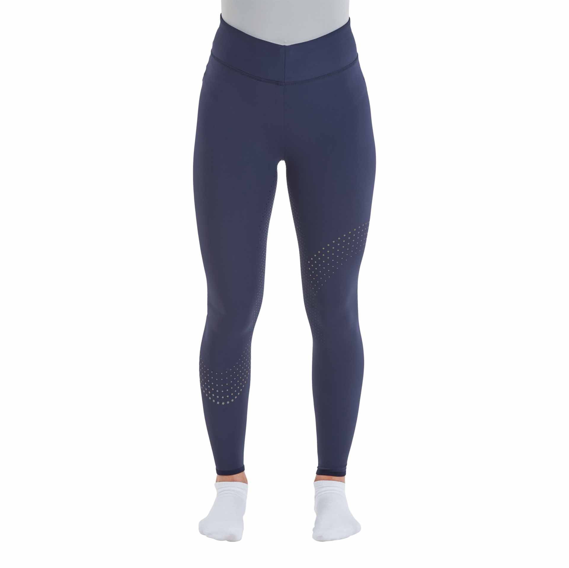 BUSSE Reit-Tights JUNE, athletisch mit Silikon-Grip-Vollbesatz, Vorderansicht