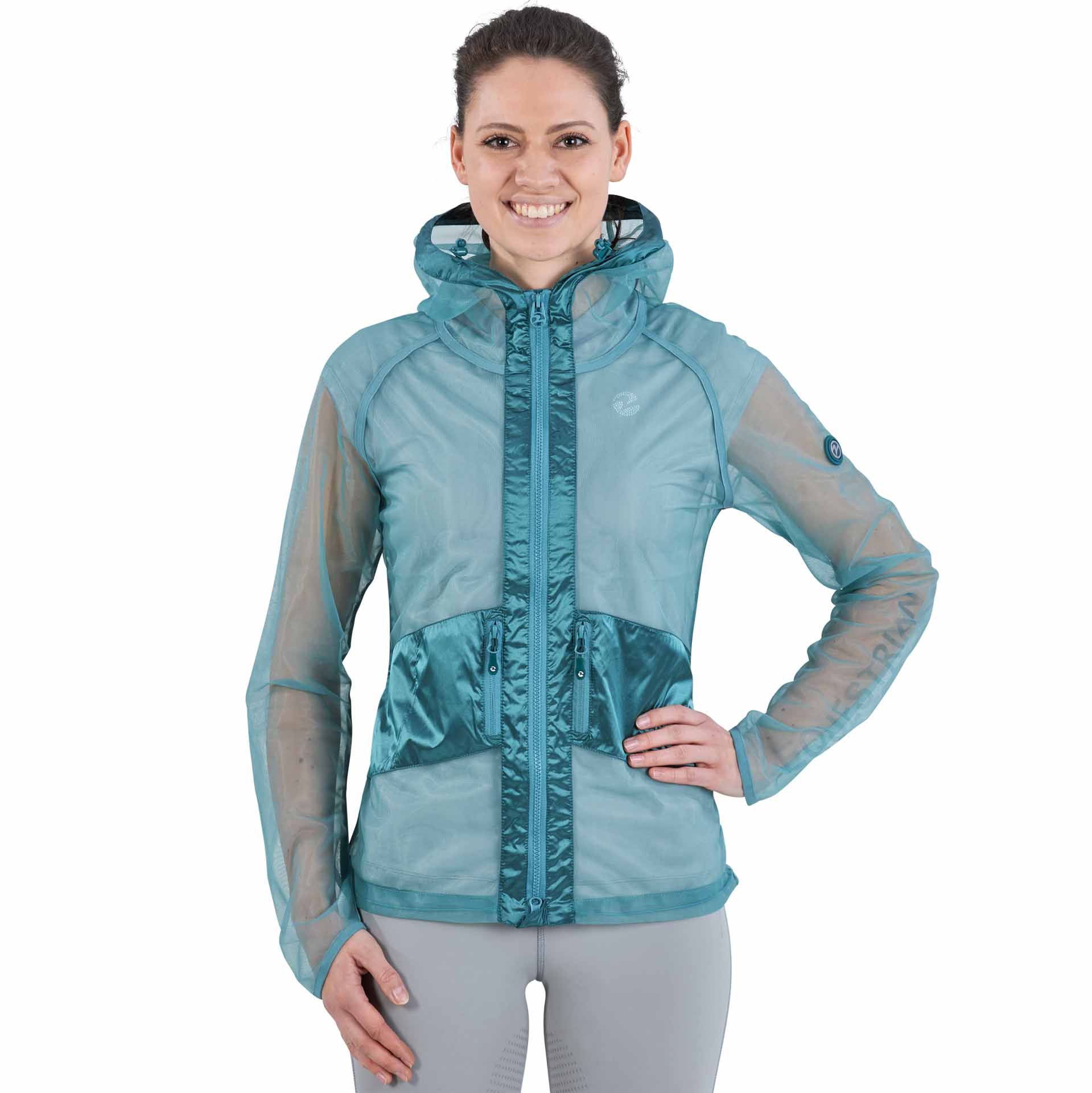 Veste BUSSE FLY, protection anti-insectes légère pour cavalières, vue de face