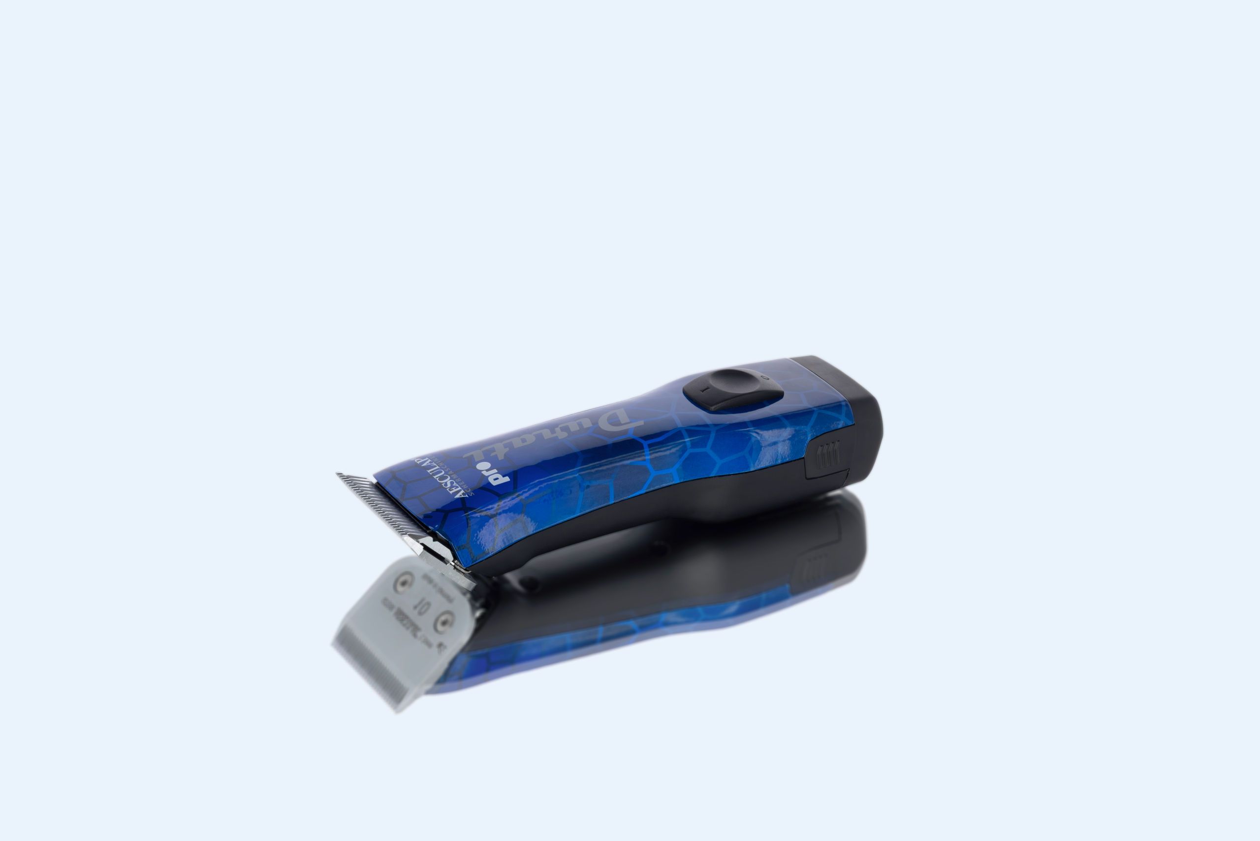 Haarschneidemaschine, Elektrischer Trimmer, Maniküre-Wert, blaues Muster, Folienschutz