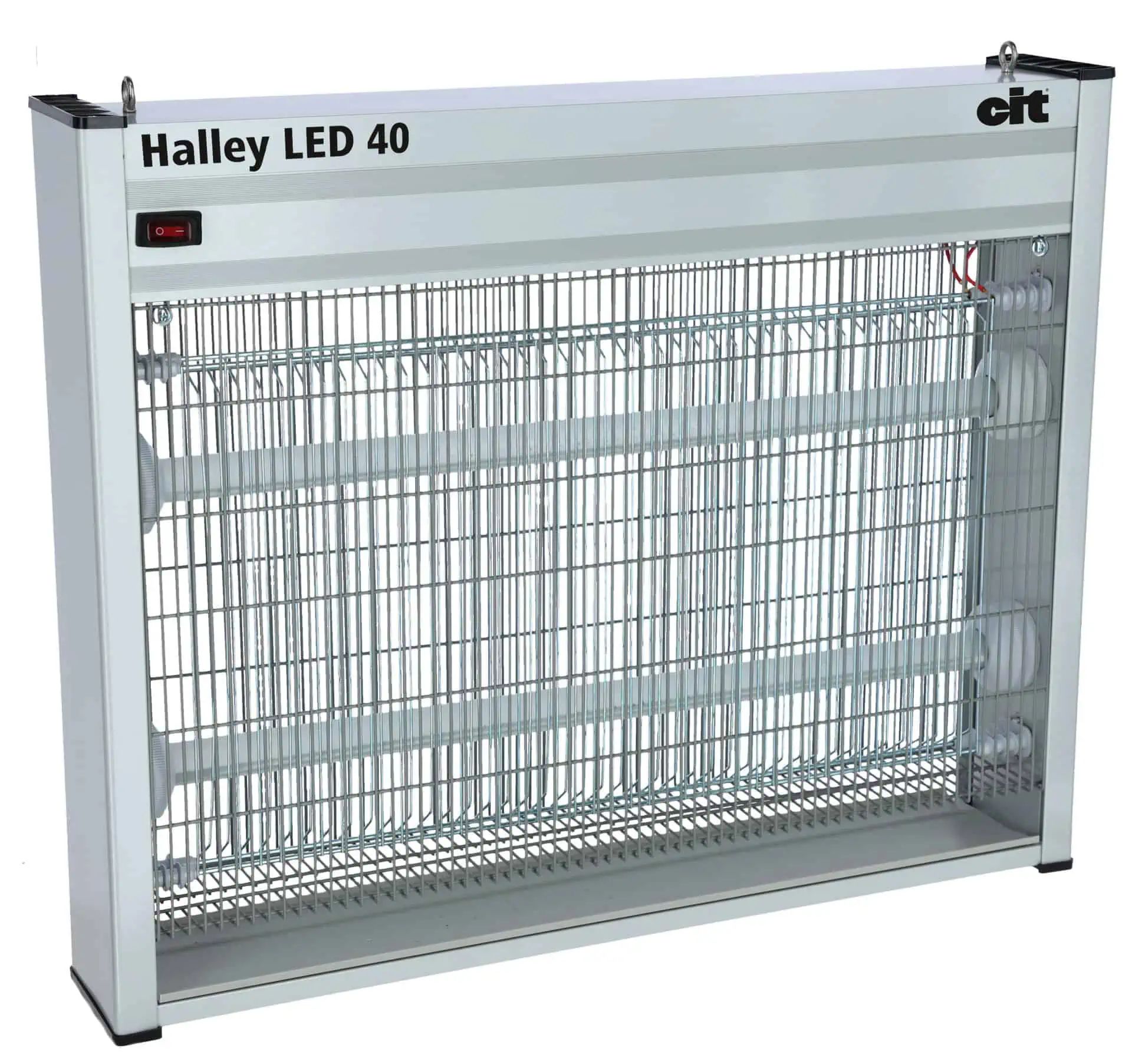 Destructeur d'insectes électrique à grille, inscription Halley LED 40