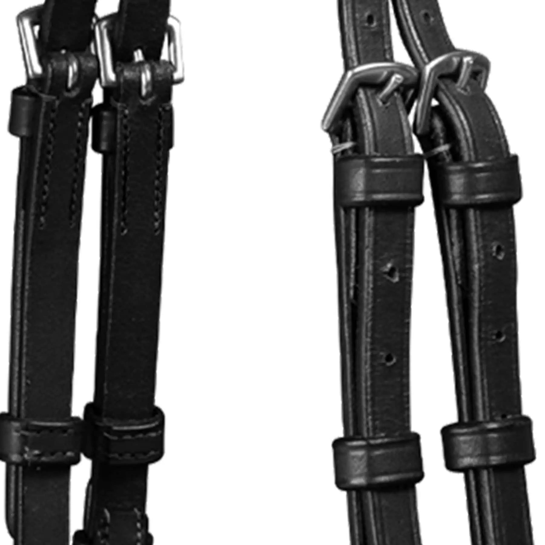 Waldhausen Island Trensenzaum anatomic, Leder, geteiltes Genickstück, Detailansicht