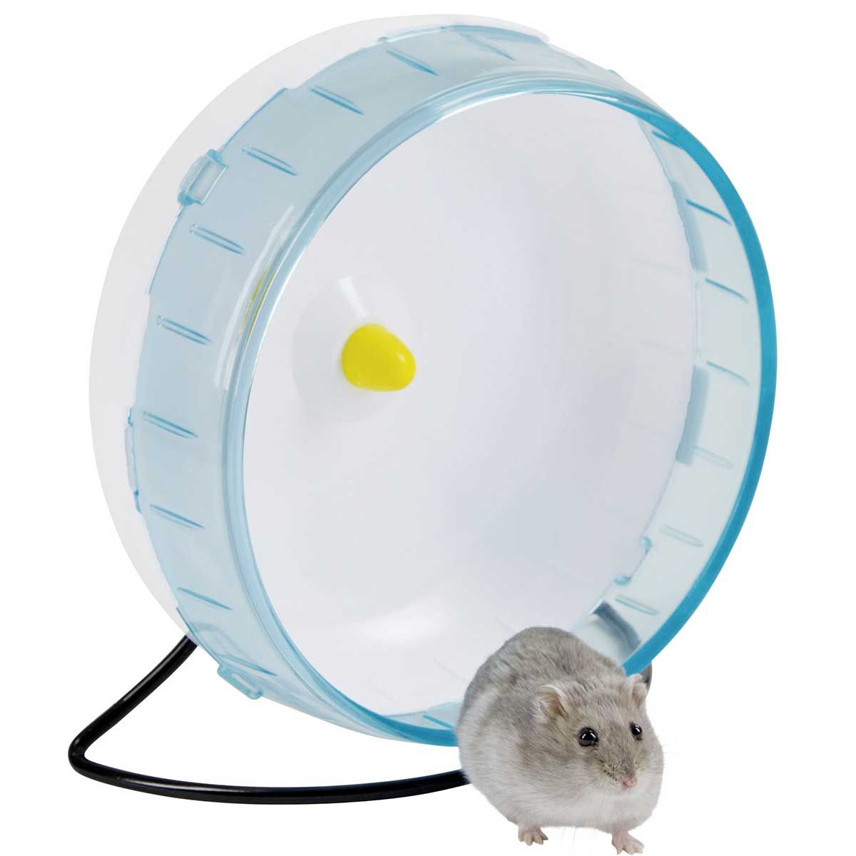 Kerbl Hamsterlaufrad Kunststoff, Ø 20 cm für Hamster & Kleinnager, im Einsatz