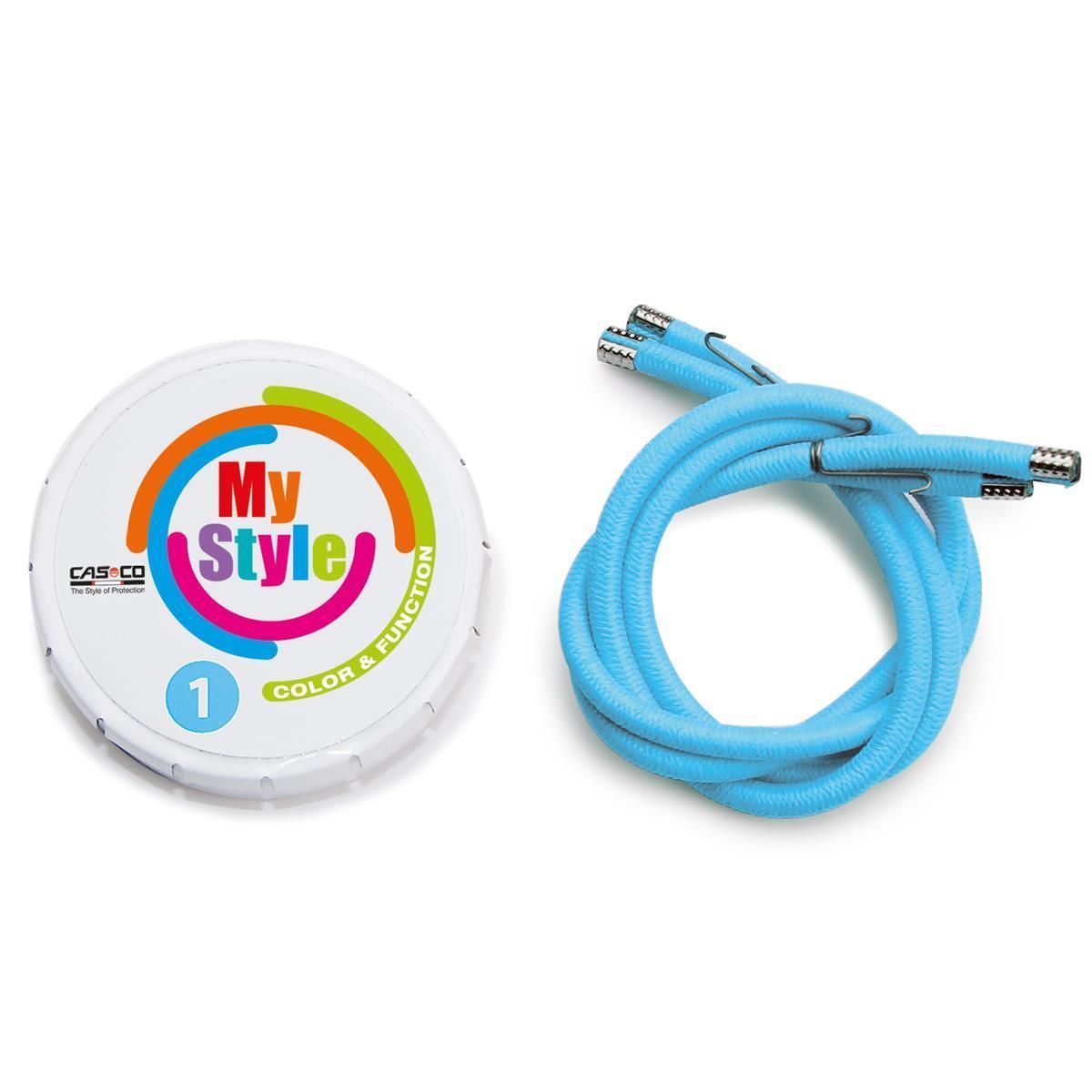 Casco My Style stripes hlight blue (refl.) L/XL