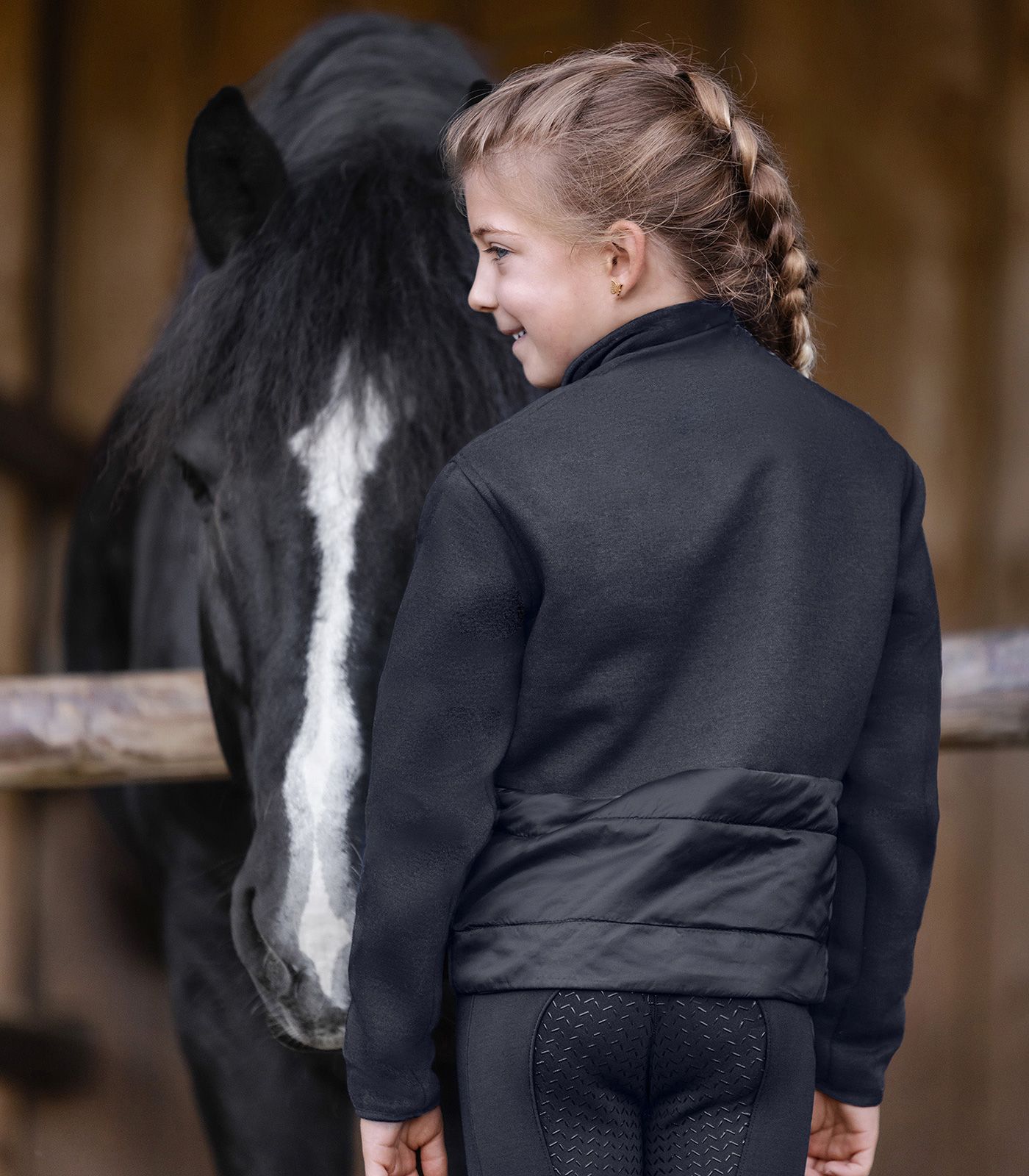 ELT Gilet matelassé Lucky Milu, Enfant – coupe-vent, polaire, veste matelassée Lucky Malou bleu profond 134/140