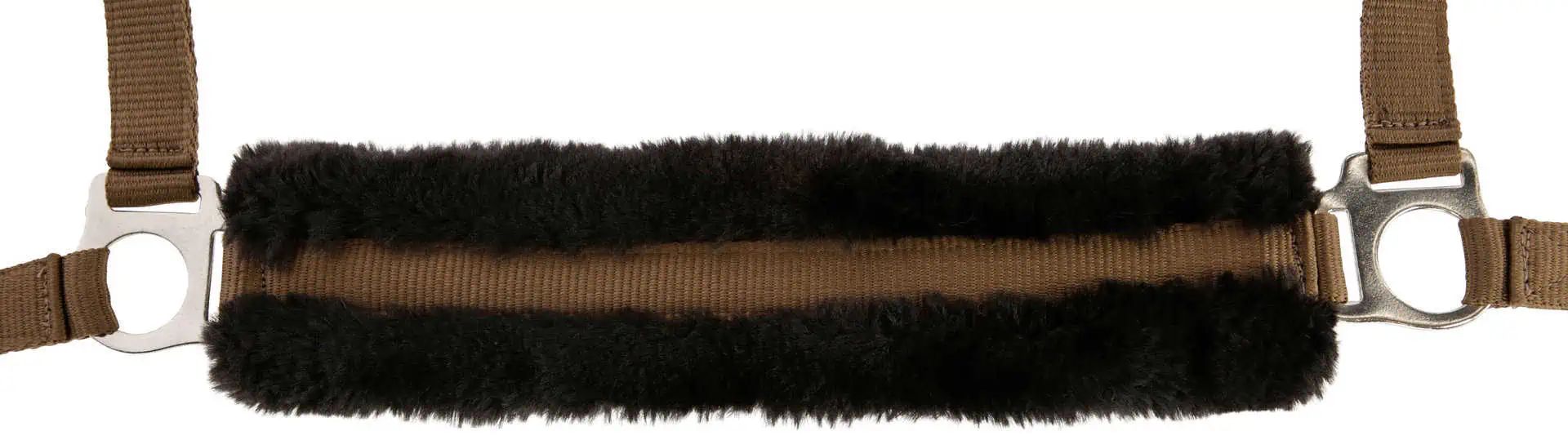 Covalliero Halfter ClassicSoft, weiches Fellhalfter für Pferde, Größe Pony