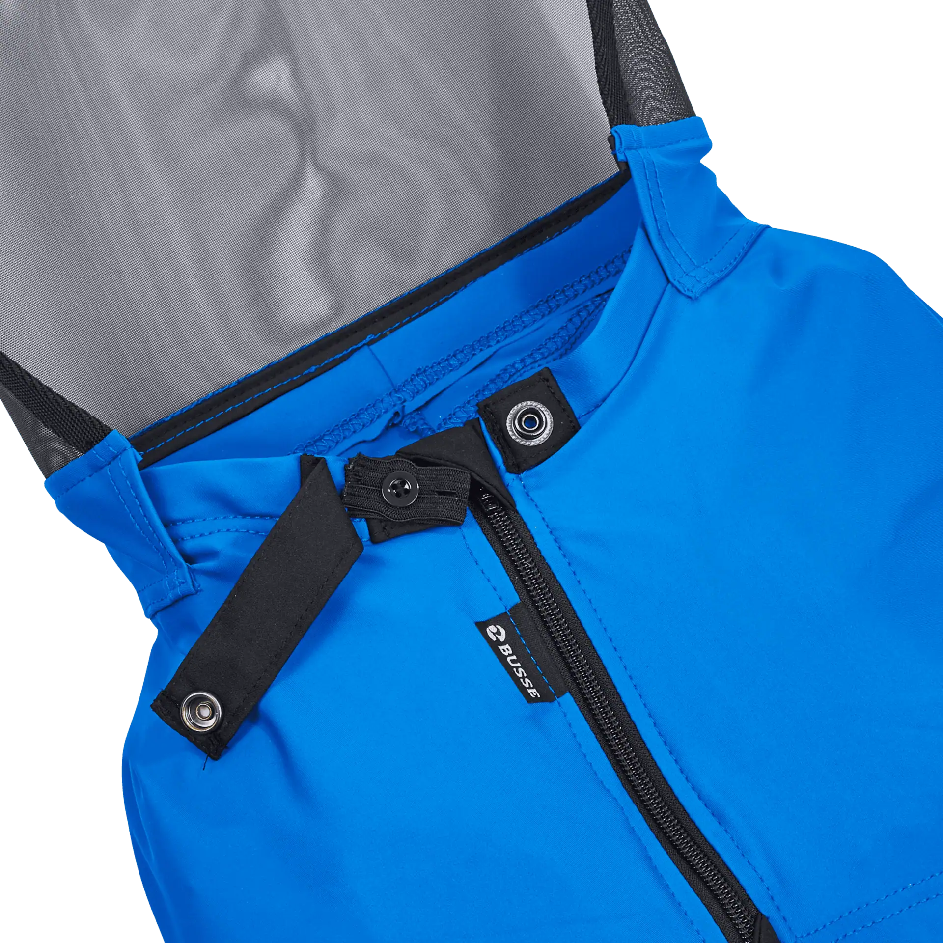BUSSE Fliegenmaske TWIN FIT FLEXI PLUS, Nüsternschutz, Detailansicht, Verschluss