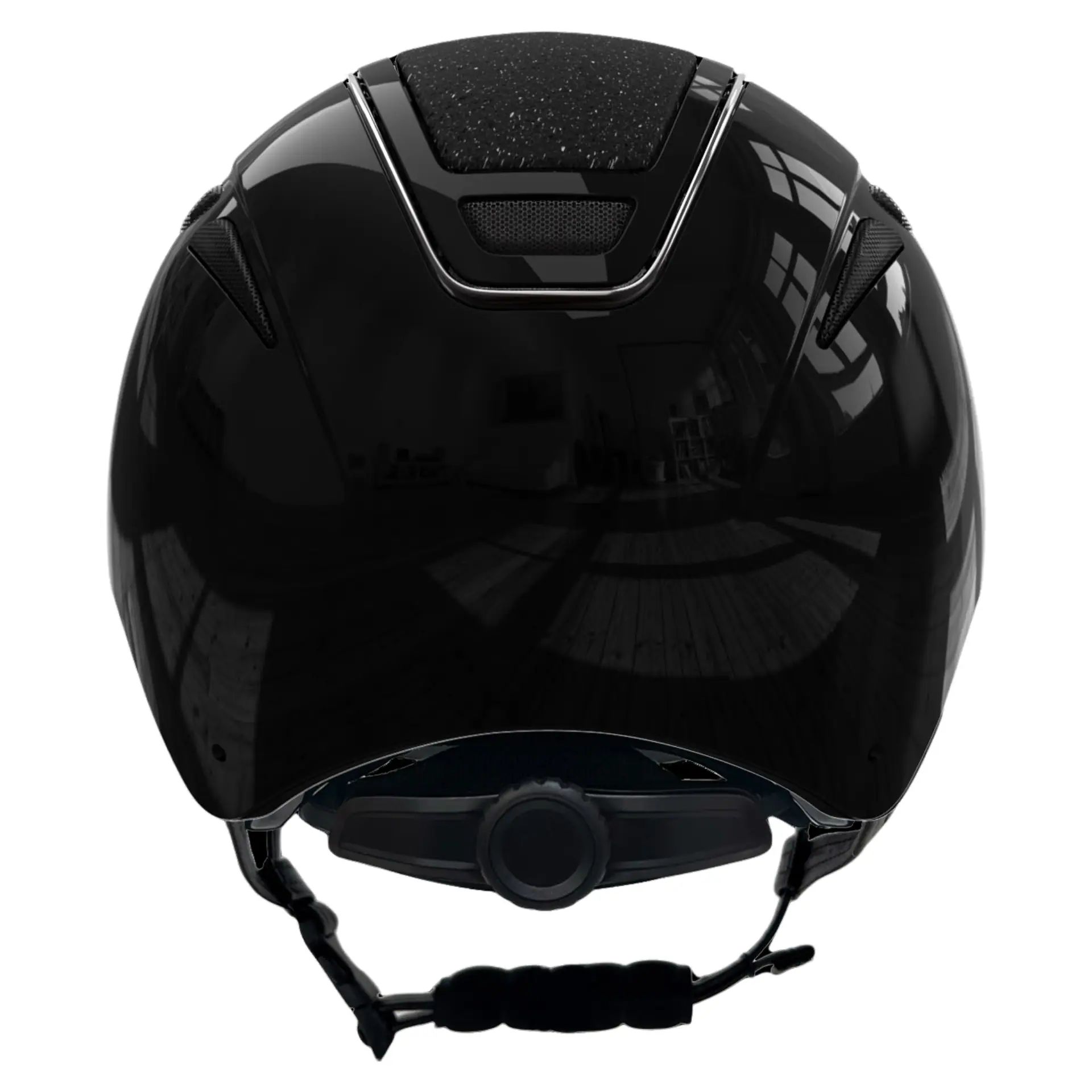 Covalliero Casco da equitazione Elite, design classico e Disc-System, vista posteriore