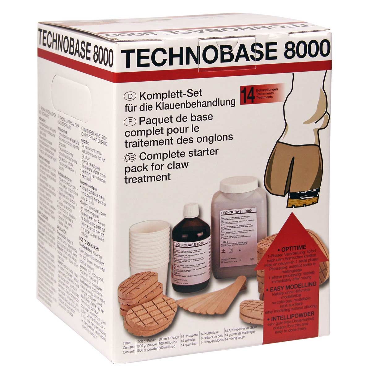 Technobase 8000 Claw Care Set - 14 applications