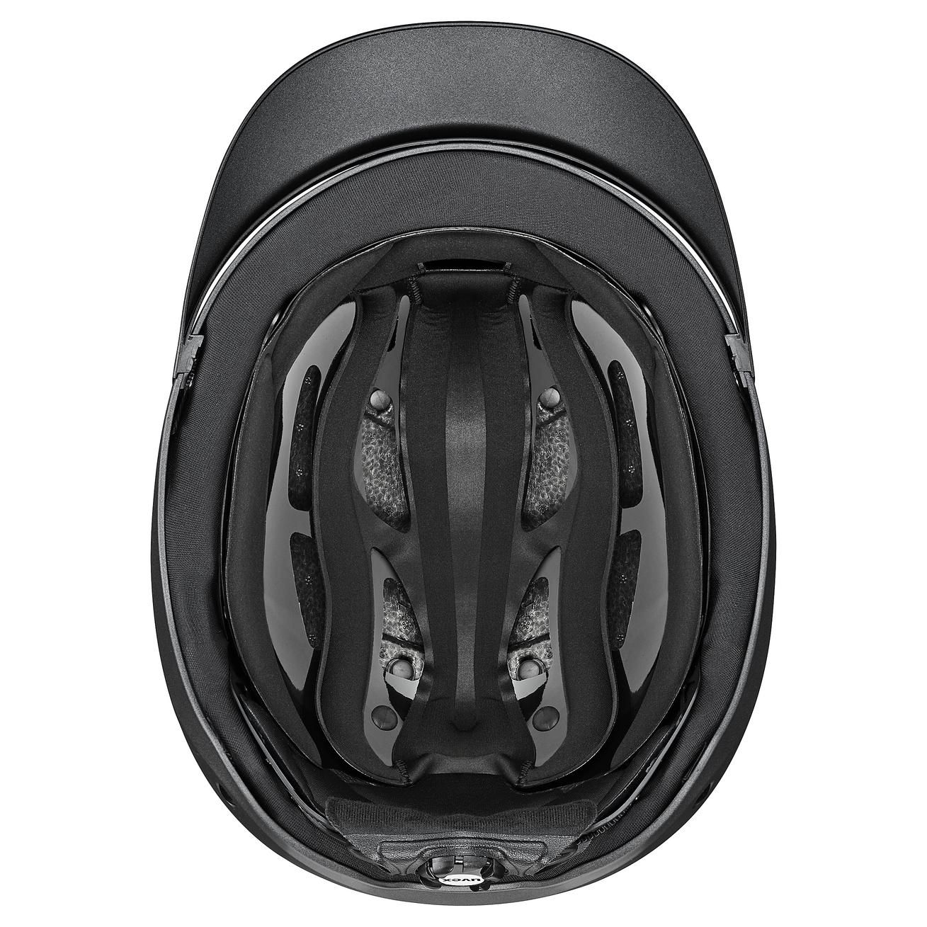 uvex cască de echitație ixxo MIPS, calotă hardshell, EN 1384:2023, negru mat, 53-54 cm