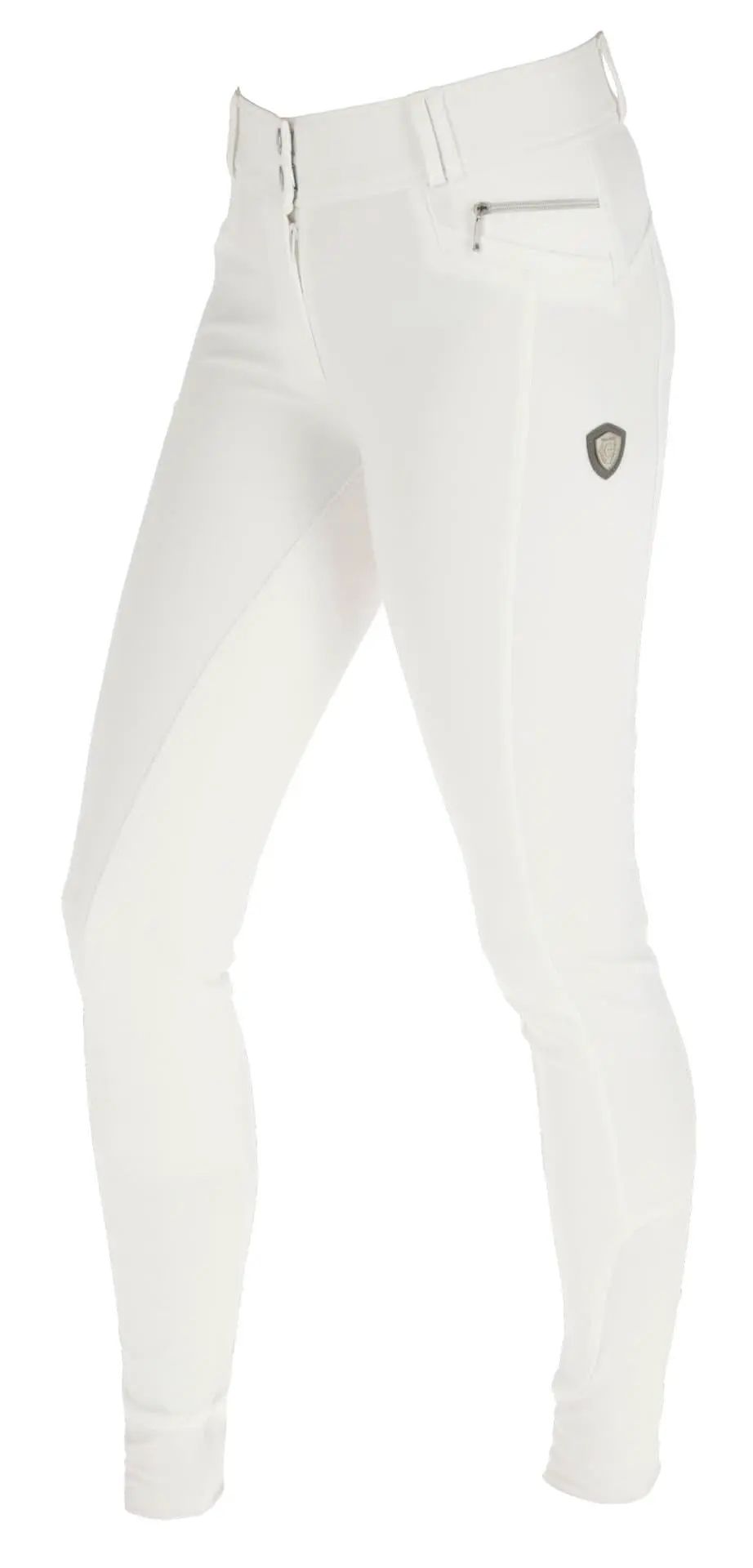 Pantaloni călărie Covalliero Detroit LS damă, șezut integral piele ecologică