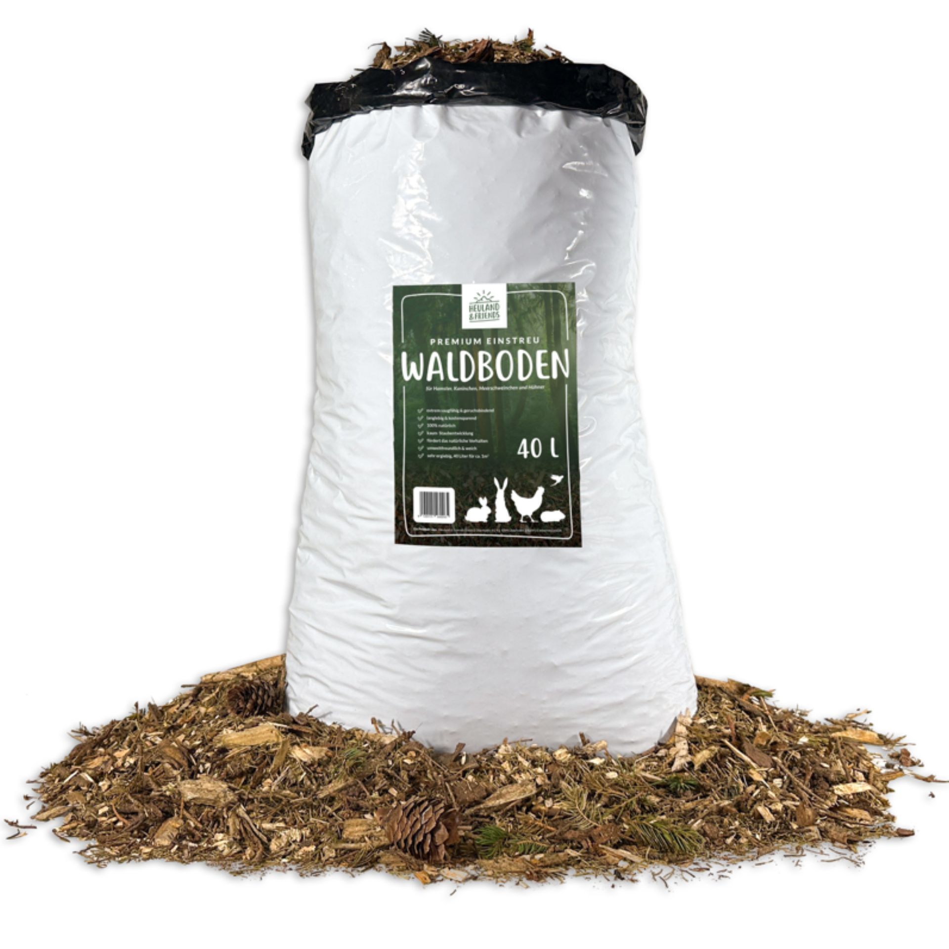 Heuland Waldboden-Einstreu 40 Liter (8 kg)