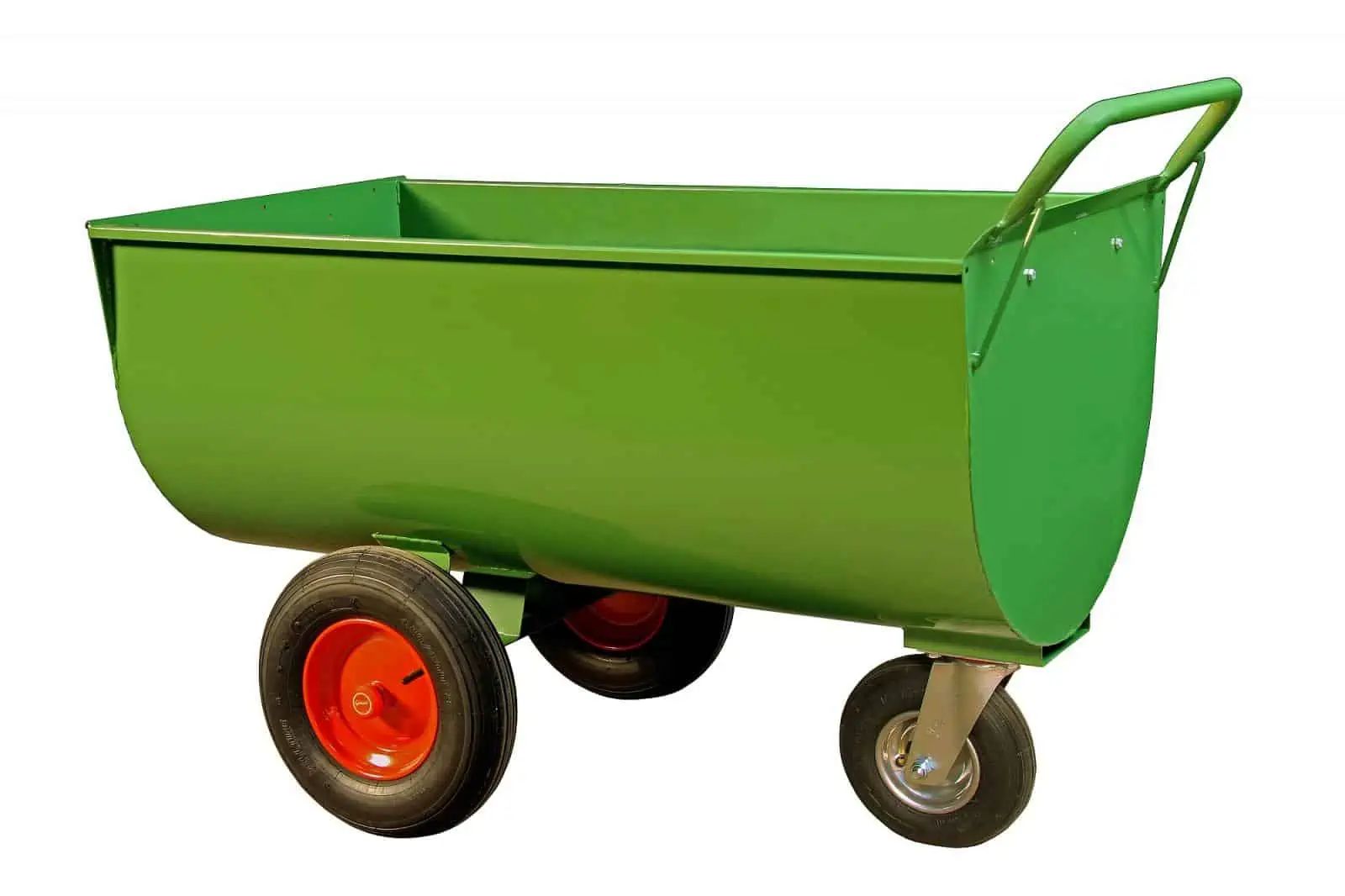Growi Futterwagen Typ 400 LL, 400 Liter Fassungsvermögen, Seitenansicht
