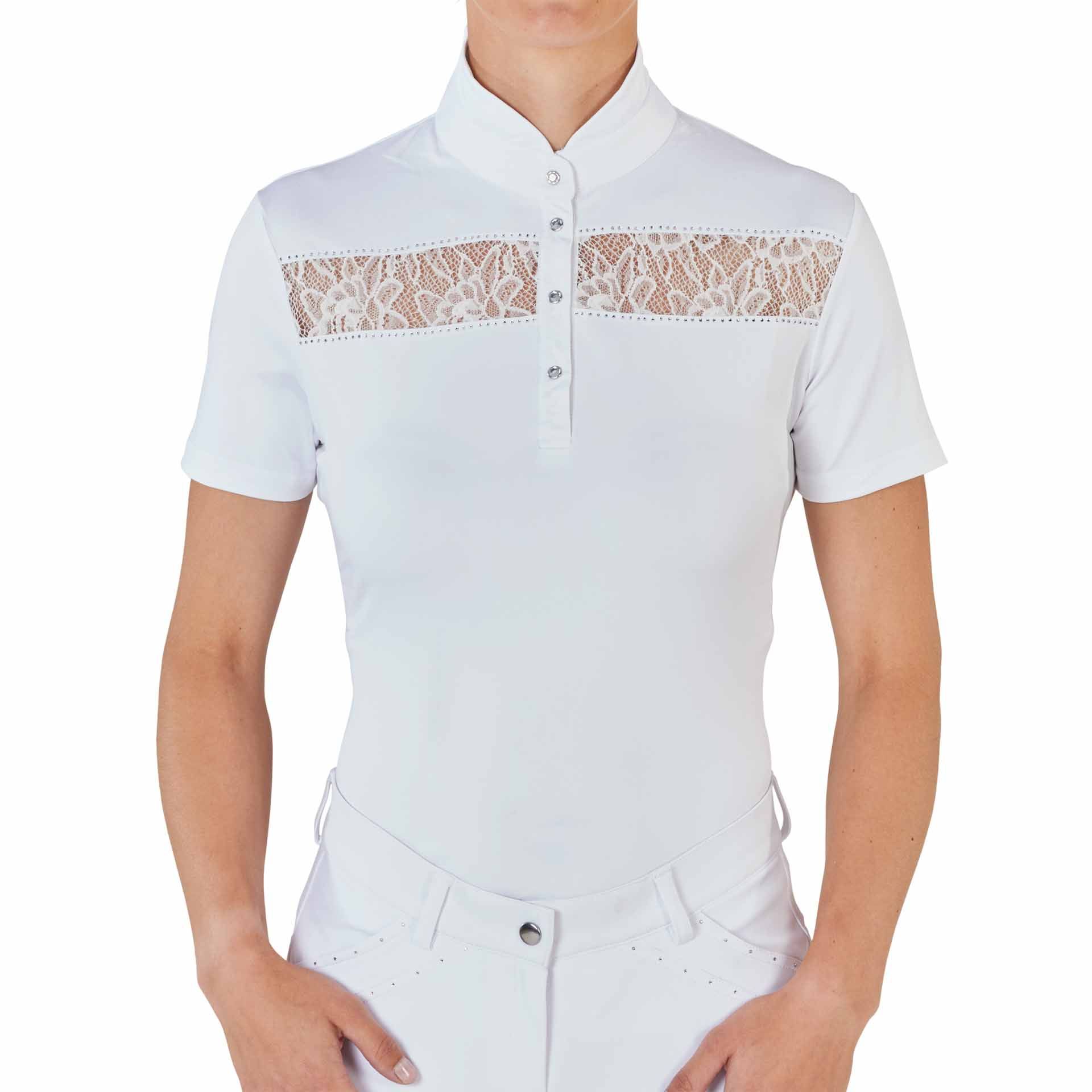 BUSSE Turnier-Shirt AMORA XS weiß