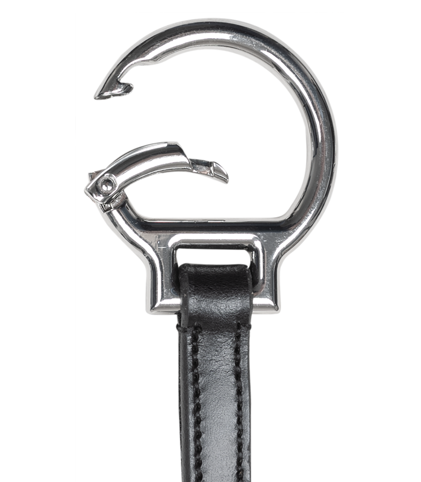 Waldhausen X-Line Martingale Fork with Snap Rings, Black, FULL, detail view, closure