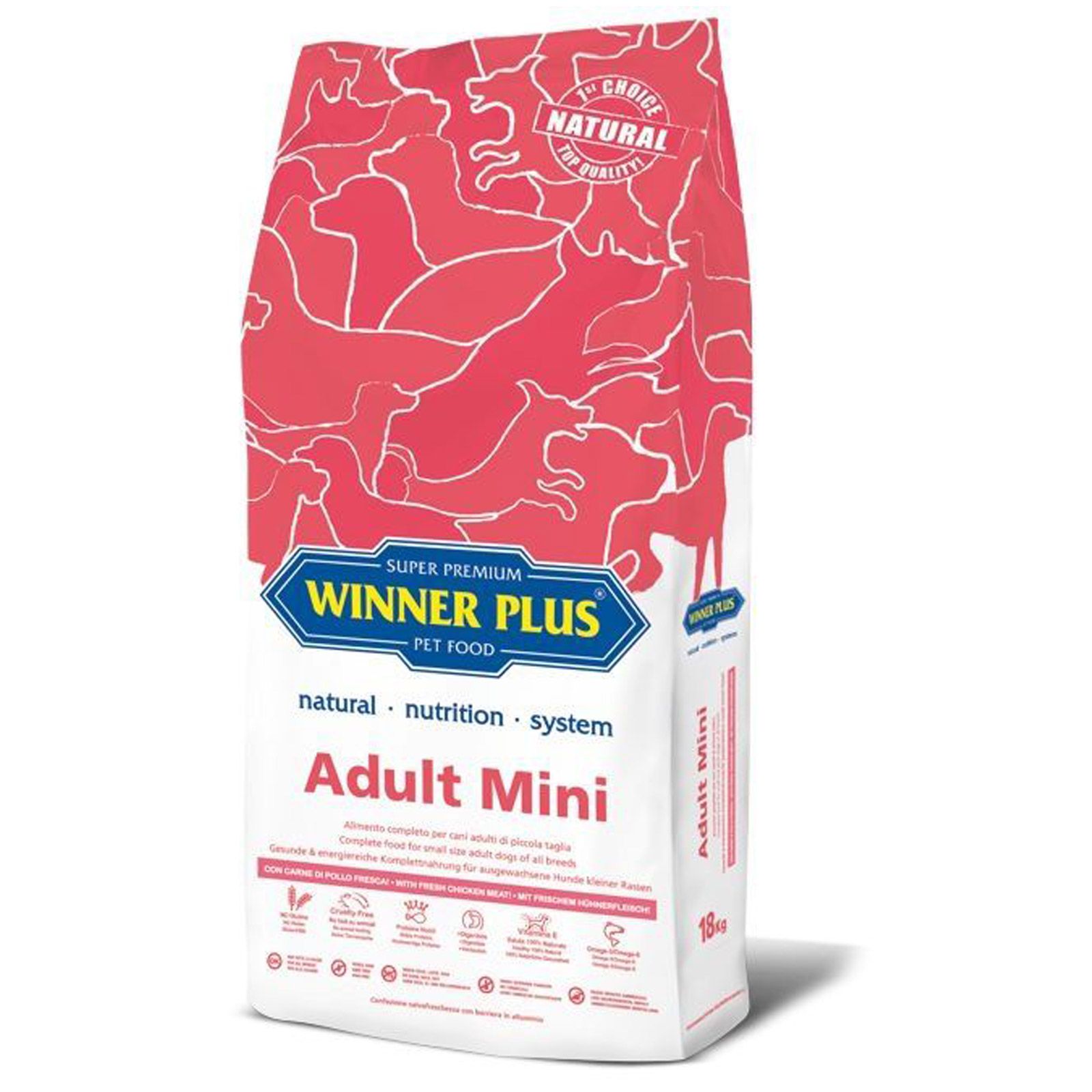 Winner Plus Super Premium Adult Mini, ambalaj