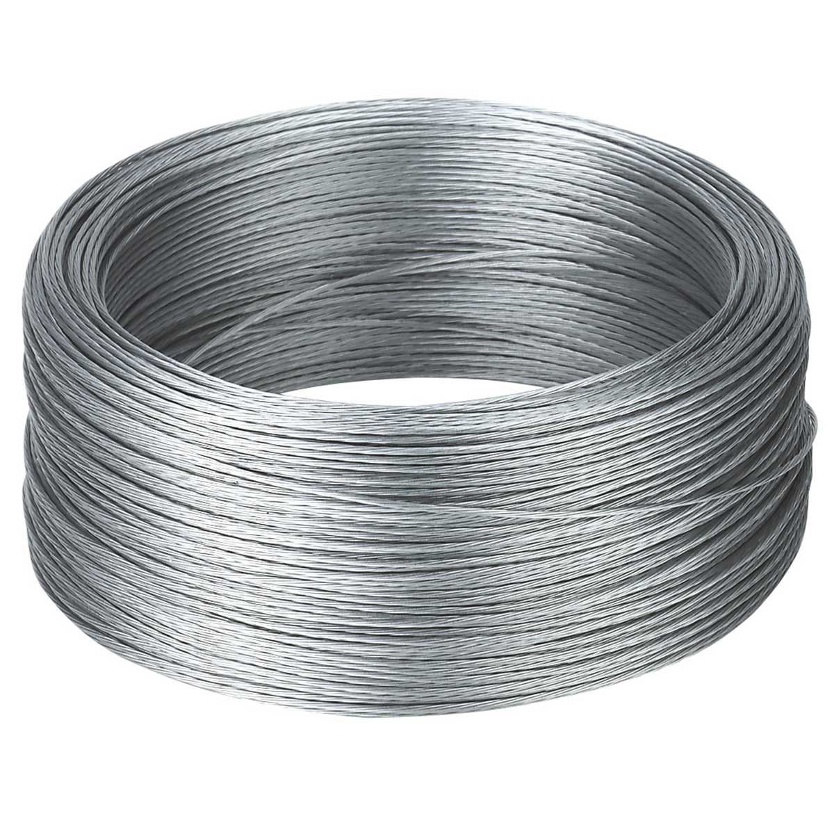 AKO Filo intrecciato zincato per recinto elettrico 1,5 mm 1000 m