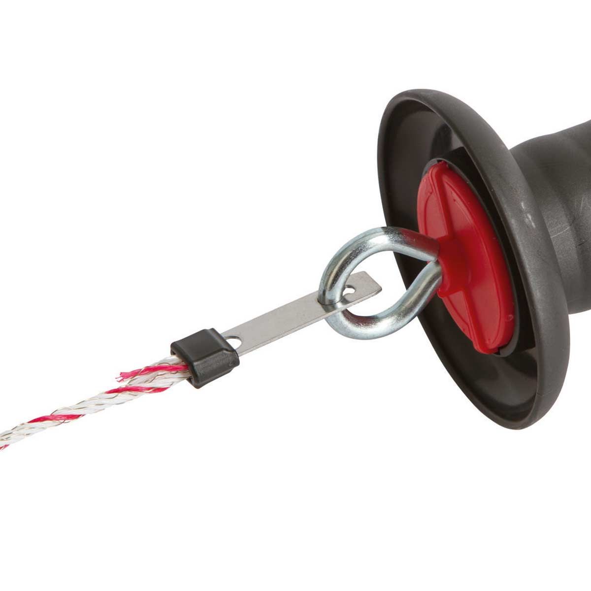 AKO Litzclip Litzenverbinder 3 mm gerade, Edelstahl, 10 Stück, Detailansicht, Anschluss