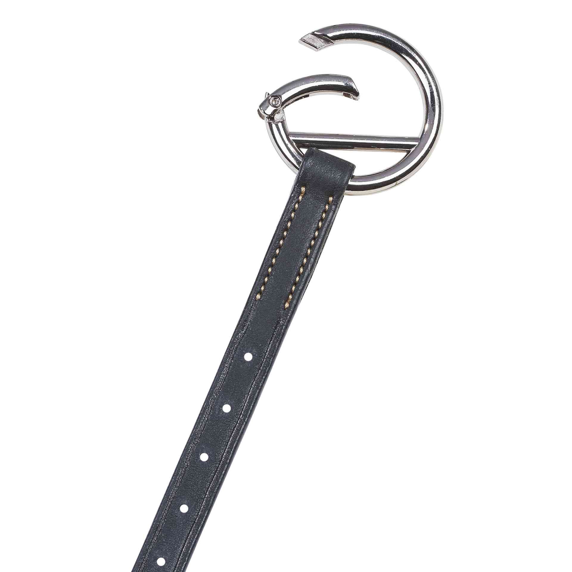BUSSE Martingal TAKE-OFF LINE AM, Leder, verstellbar, Detailansicht, Verschluss