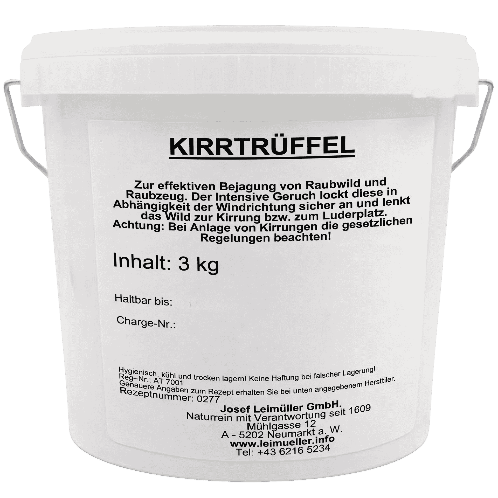 Leimüller Kirrtrüffel Lockmittel für Fuchs und Marder, 3 kg