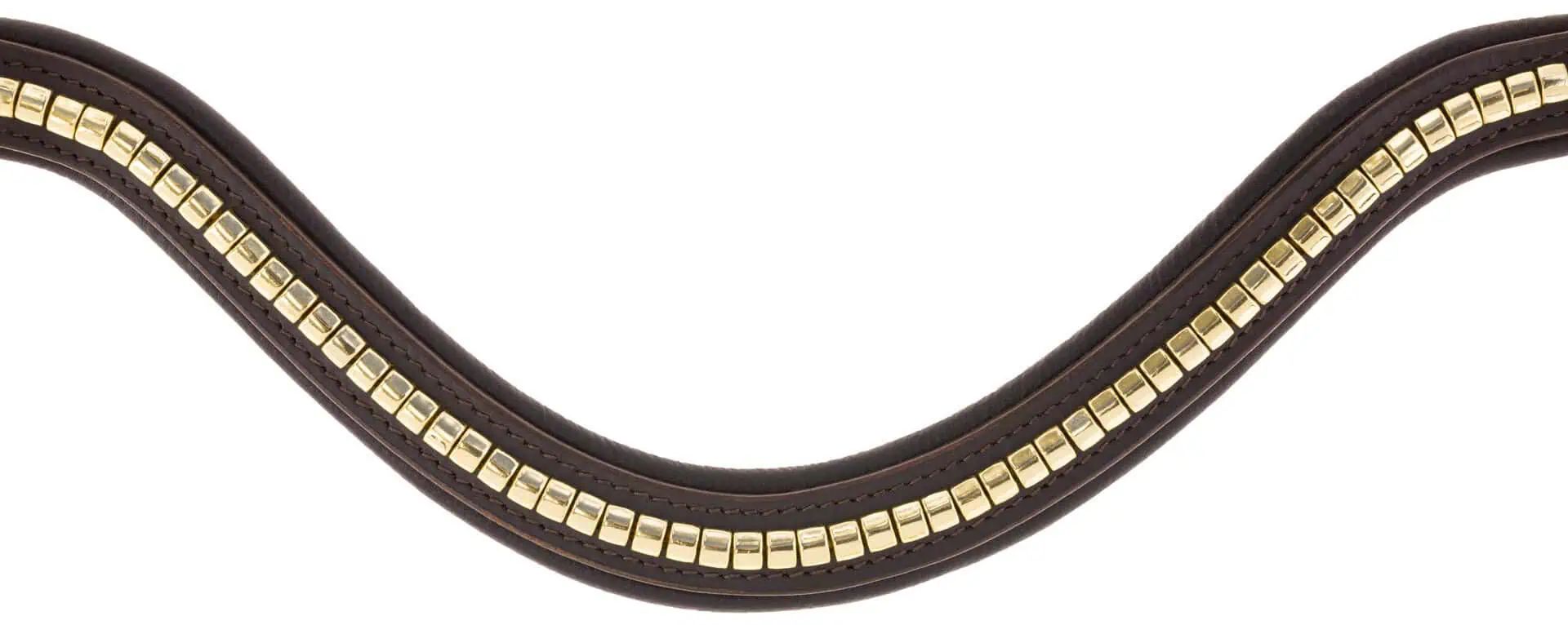 Covalliero Clincher Snaffle Bridle, English Combined, Leather, detail view