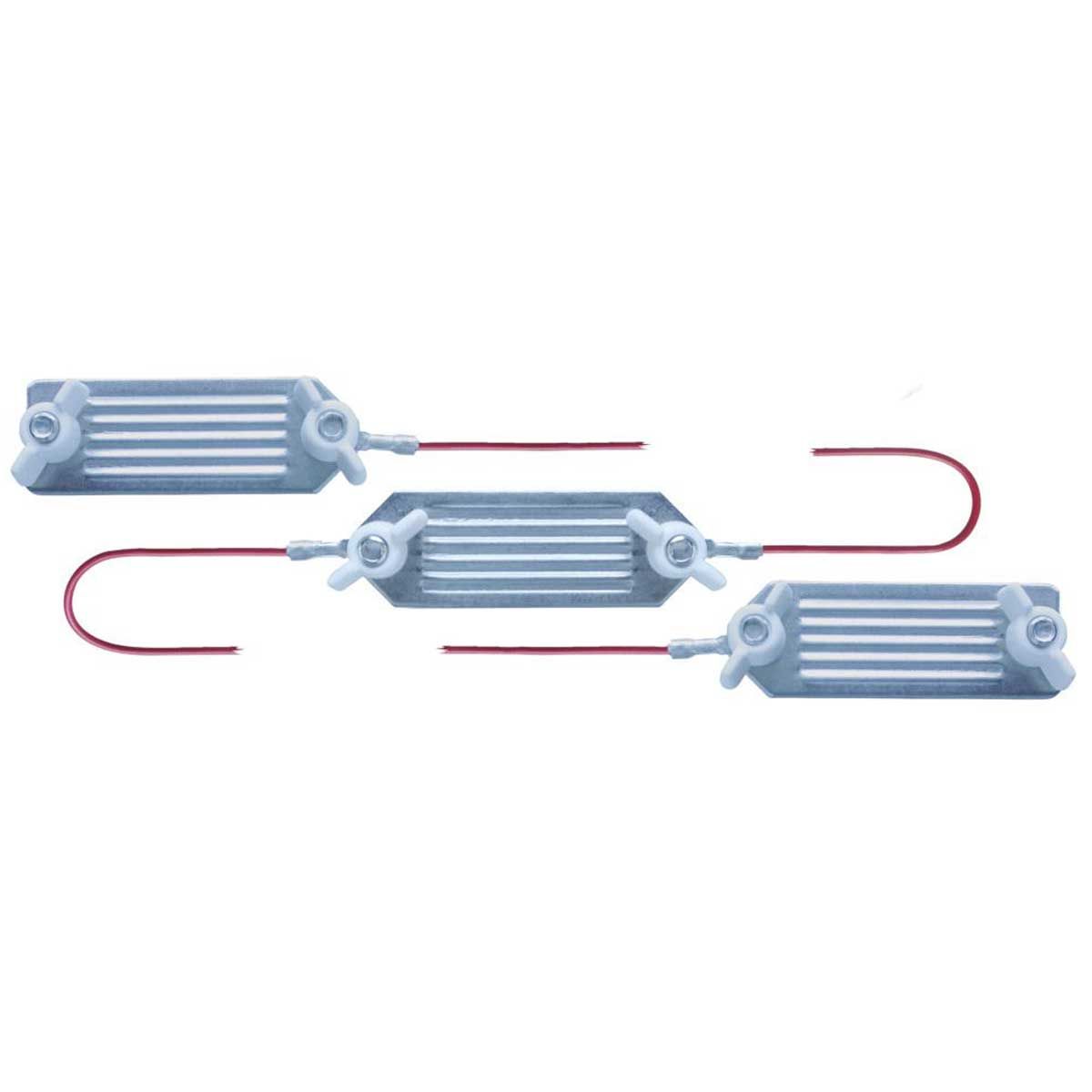 AKO Connettore per nastro recinto elettrico 40 mm, 3 piastre, set