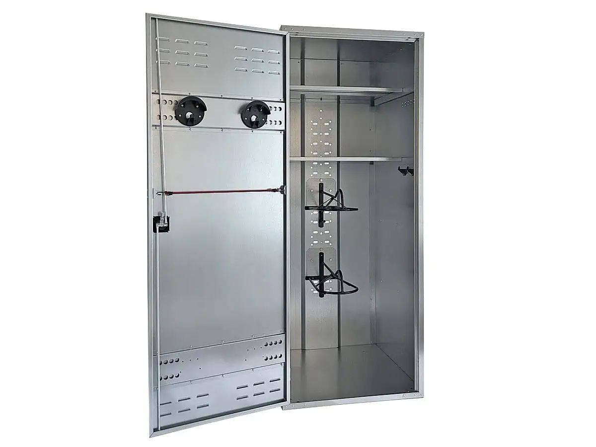 Growi Sattelschrank Western 190x75x75 cm Vorhangschloss
