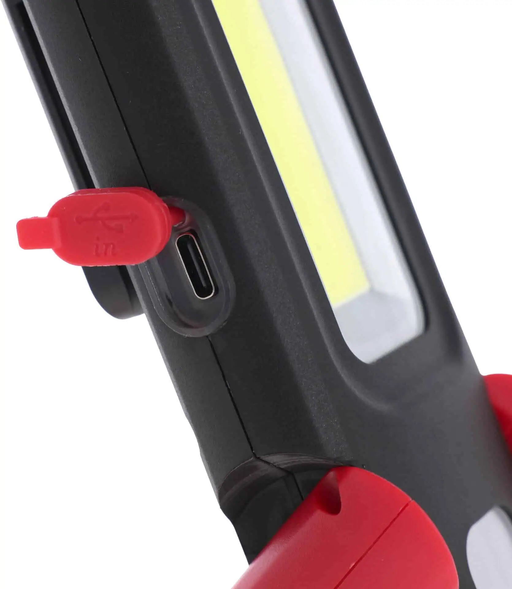 Kerbl Lampe de travail LED WorkFire 350 rechargeable, détail, raccord