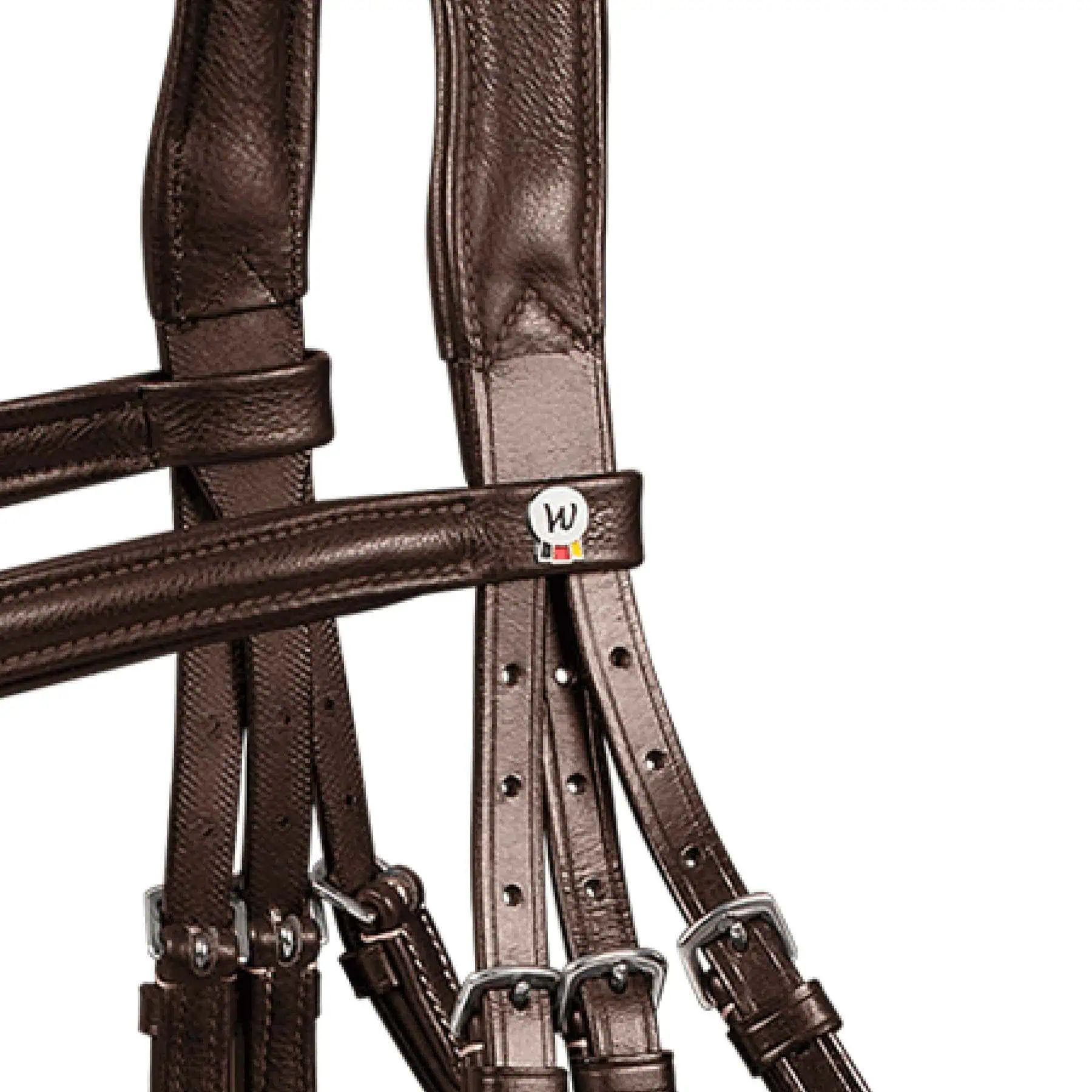 Waldhausen X-Line Bridon Supersoft, cuir extra souple, combiné anglais, marron, X-FULL
