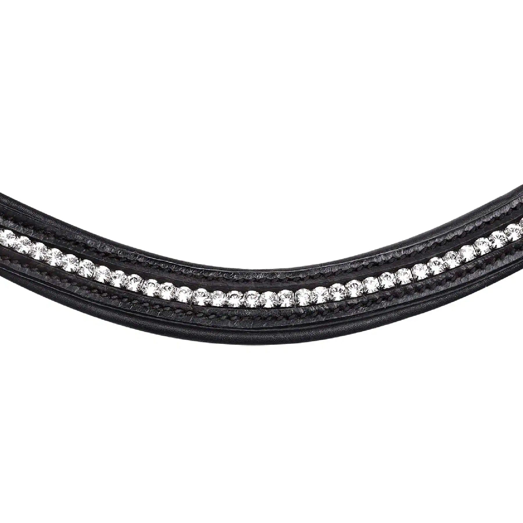Waldhausen Trensenzaum X-Line Supersoft Glam schwarz, Pony