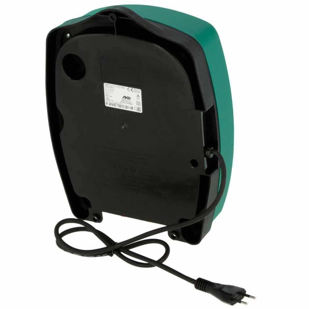 Électrificateur AKO Power Profi NDI 10000 digital 230V, 14 joules, vue arrière, câble