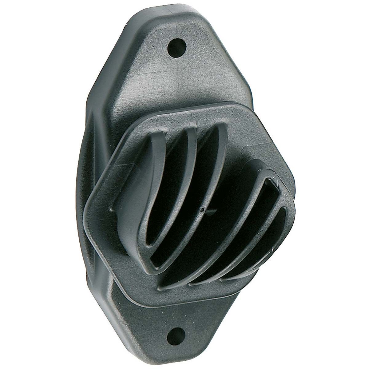10x Kerbl izolator de gard fix Highland, negru pentru sârmă