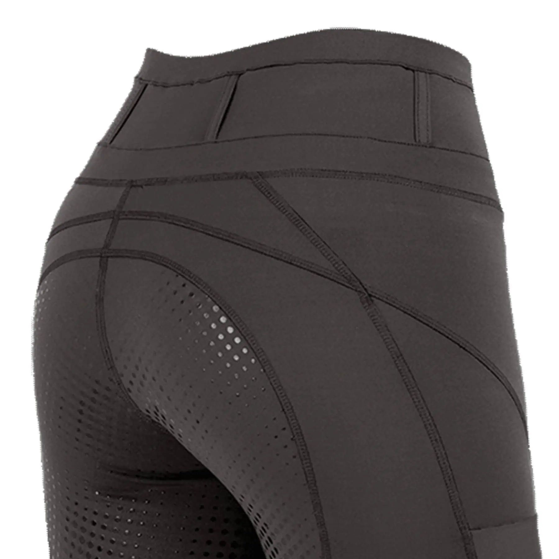 Legging d'équitation taille haute Hanna ELT, fond intégral silicone, boue 46