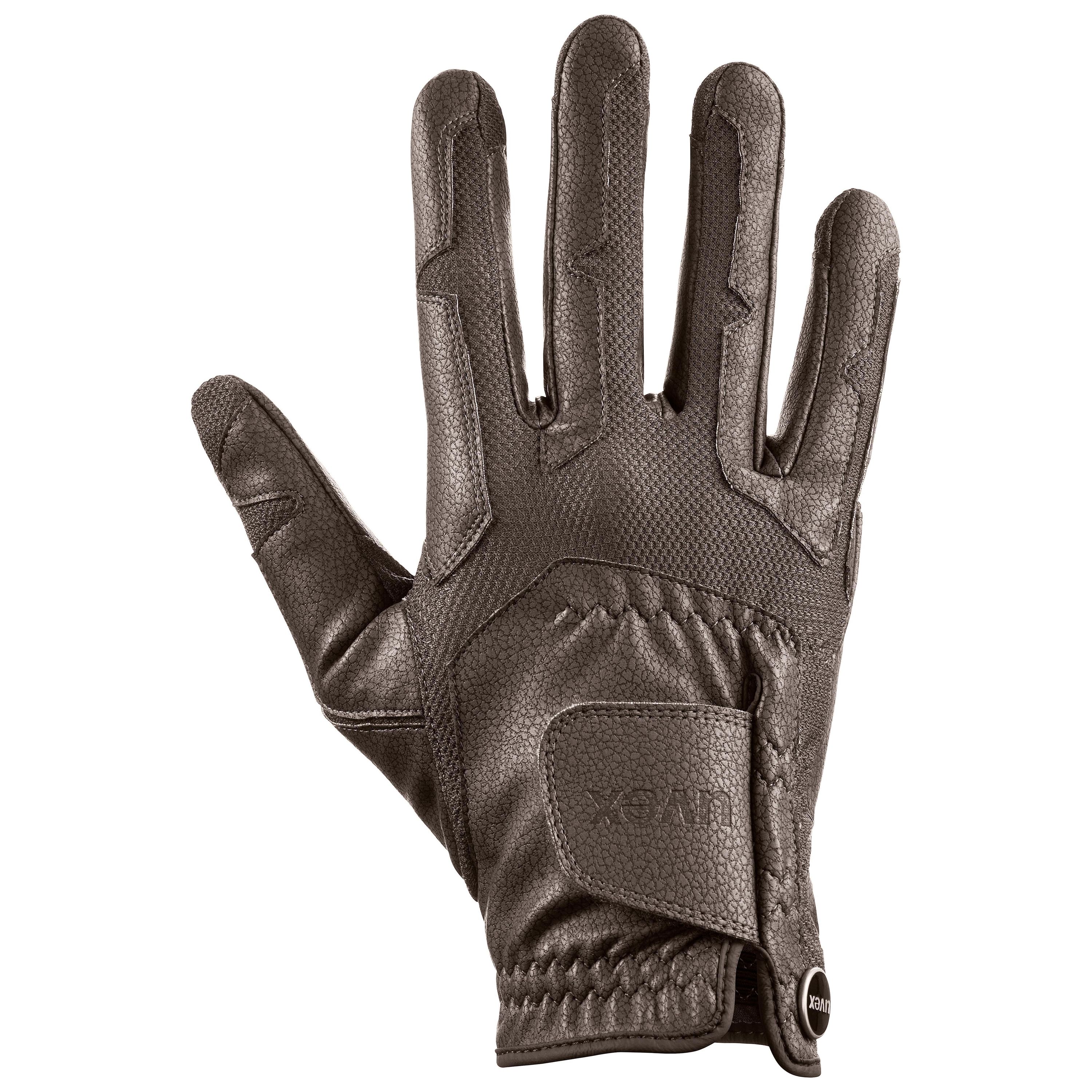 Gants d'équitation uvex ventraxion brown 7-8