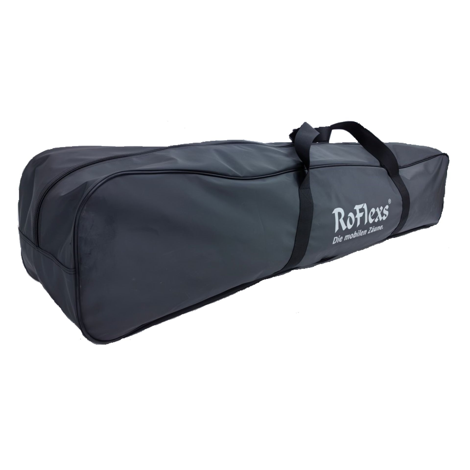 RoFlexs Tragetasche 150 cm anthrazit, robust, für Weidezaunpfähle, Seitenansicht