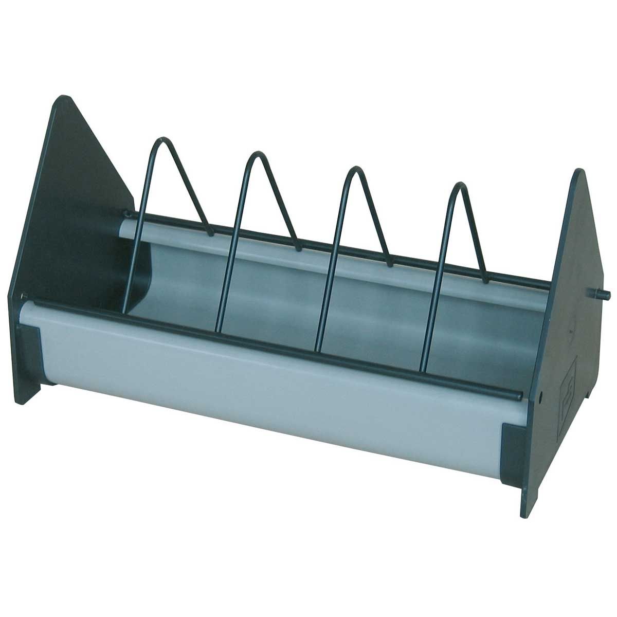 Kerbl Duvfodertråg Stükerjürgen, plast, med uppfällbart foderskyddsgaller, 25 cm