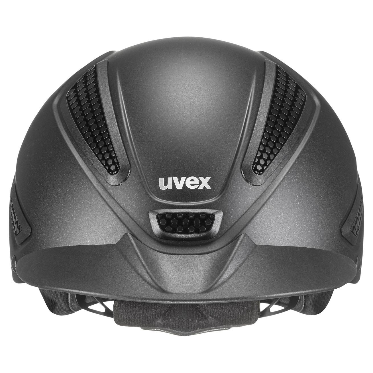 Casco da equitazione uvex perfexxion III mat, sicurezza e comfort, nero opaco 59-61