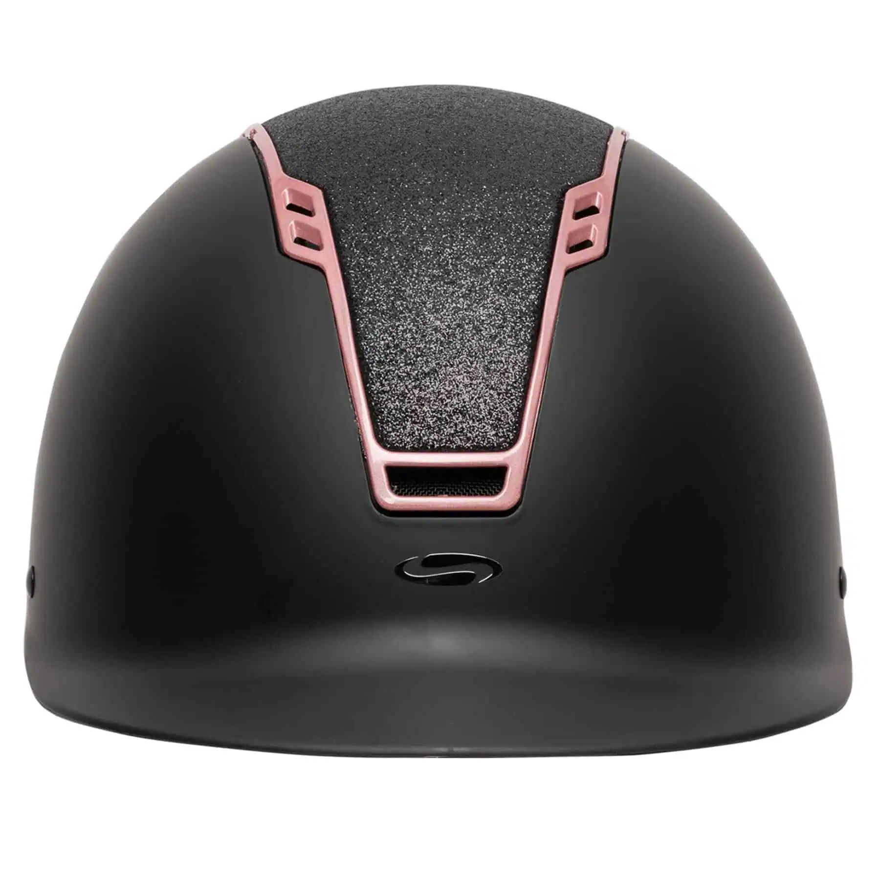 SWING Casque d'équitation H22 avec système de réglage, noir mat/velours, 51-55