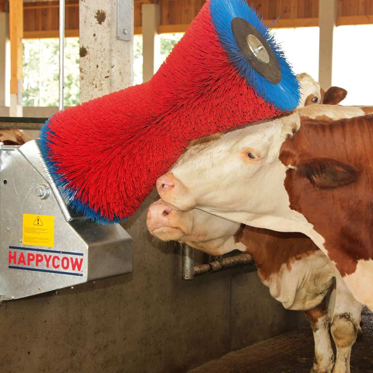 Kerbl Brosse à vaches HAPPYCOW Uno, machine électrique, poils PA