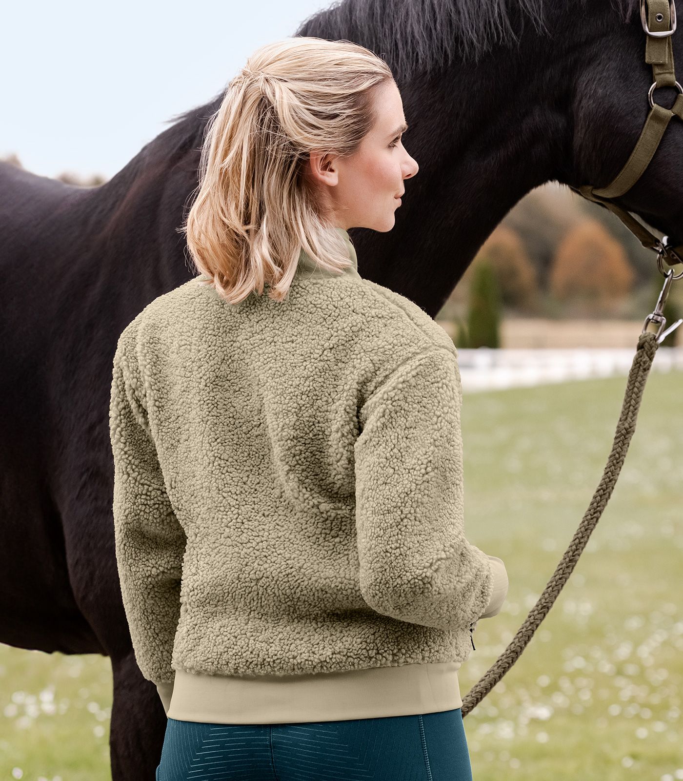 ELT Riverside fleece jacket, beige-grey, L