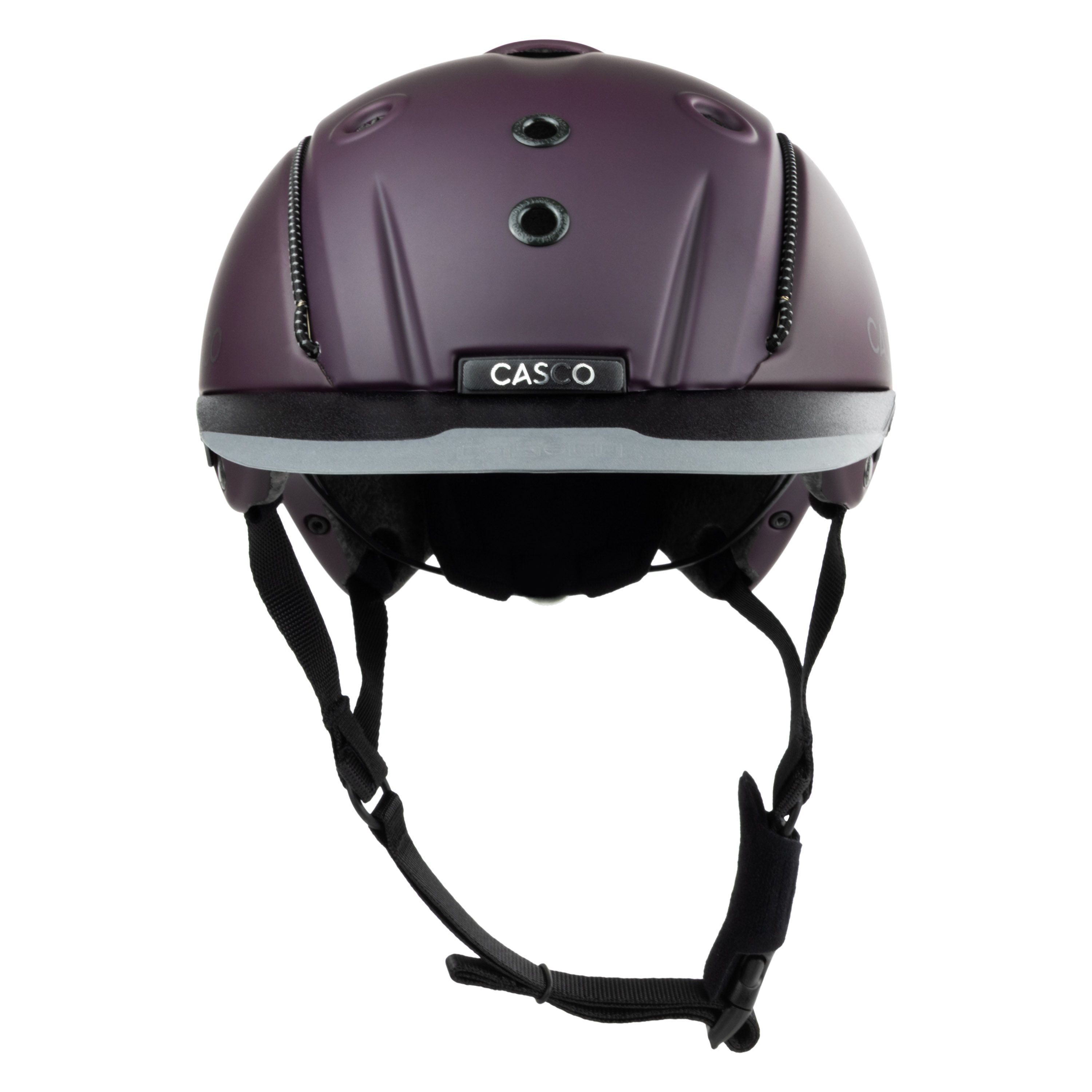 Casco Mistrall Prime Merlot casque d'équitation merlot mat, vue de face