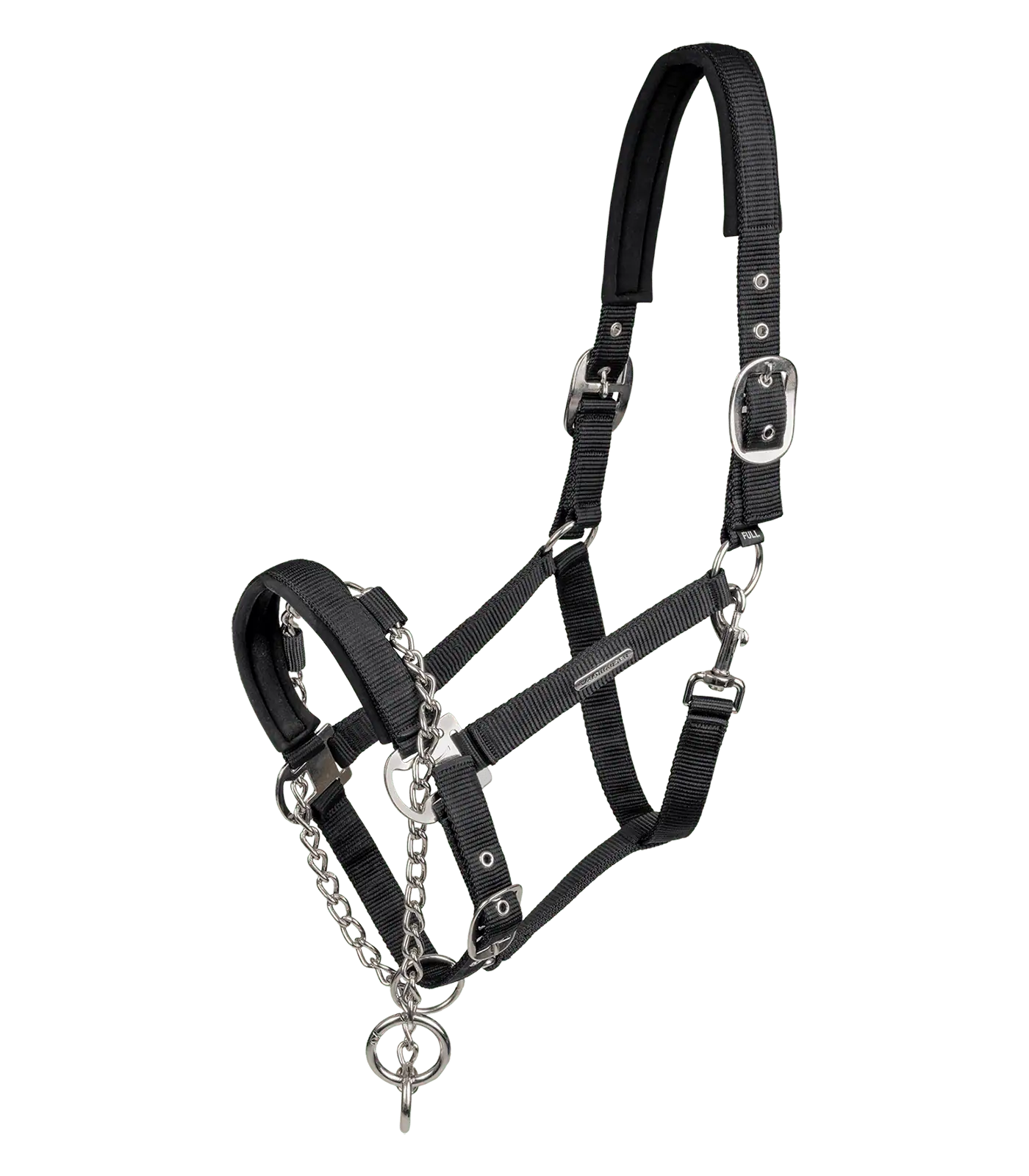 Waldhausen Halfter Pro Safety Control mit Kette, schwarz