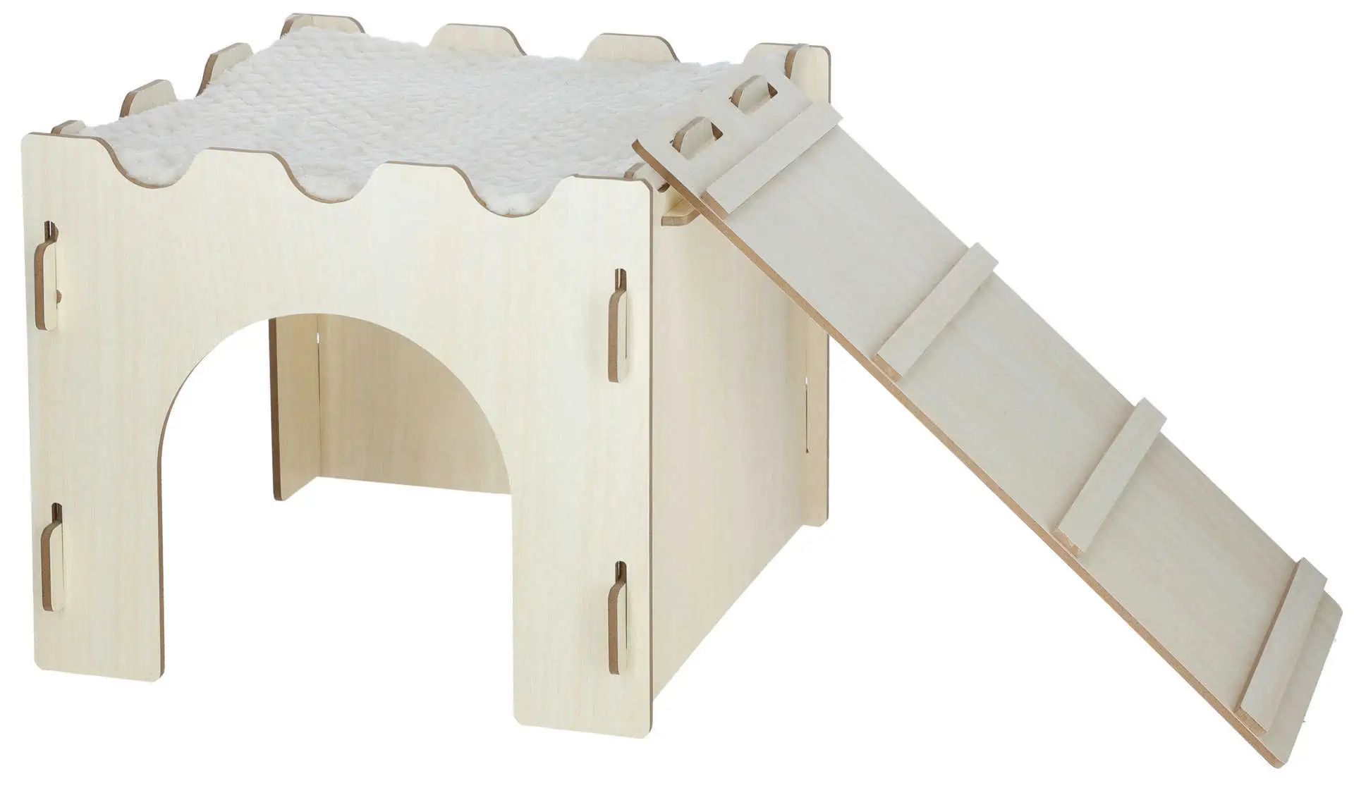 Rodent Castle with Ladder & Cushion 28 x 28 x 25 cm