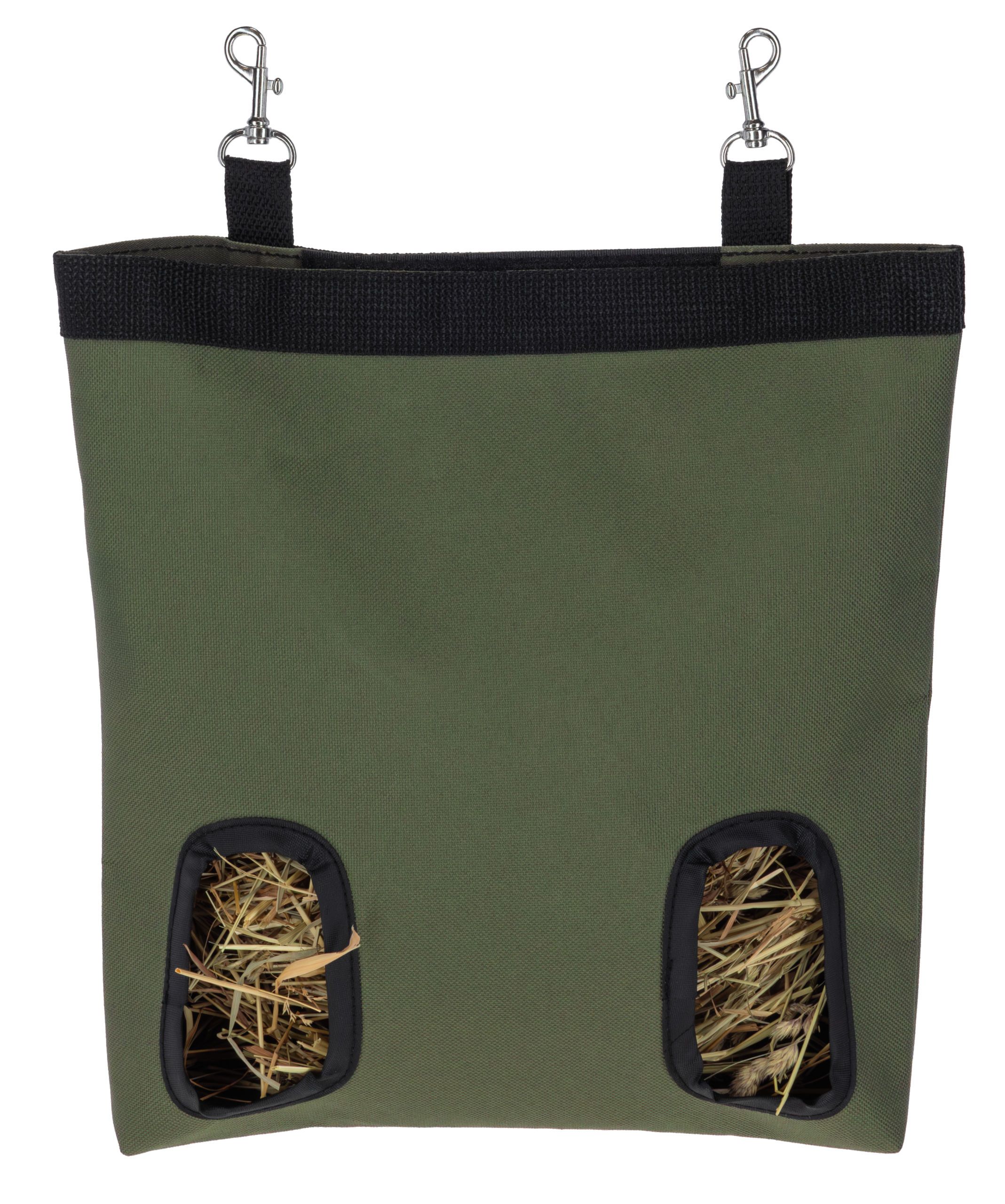 Kerbl Heutasche für Kaninchen und Kleintiere, olive