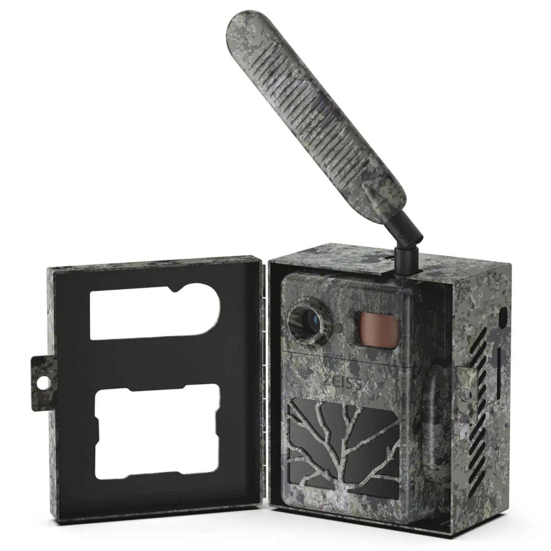 ZEISS Secacam 7 Metal Housing, Protective Case for Trail Camera, in use
