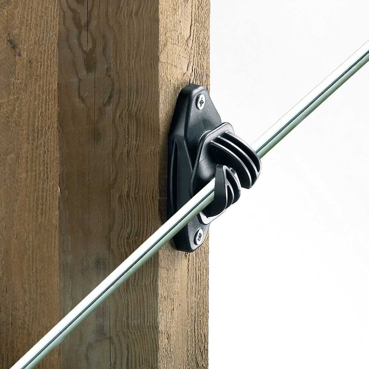 AKO Rope Insulator Euro Cord, robust, unbreakable, pack of 50, in use, insulator