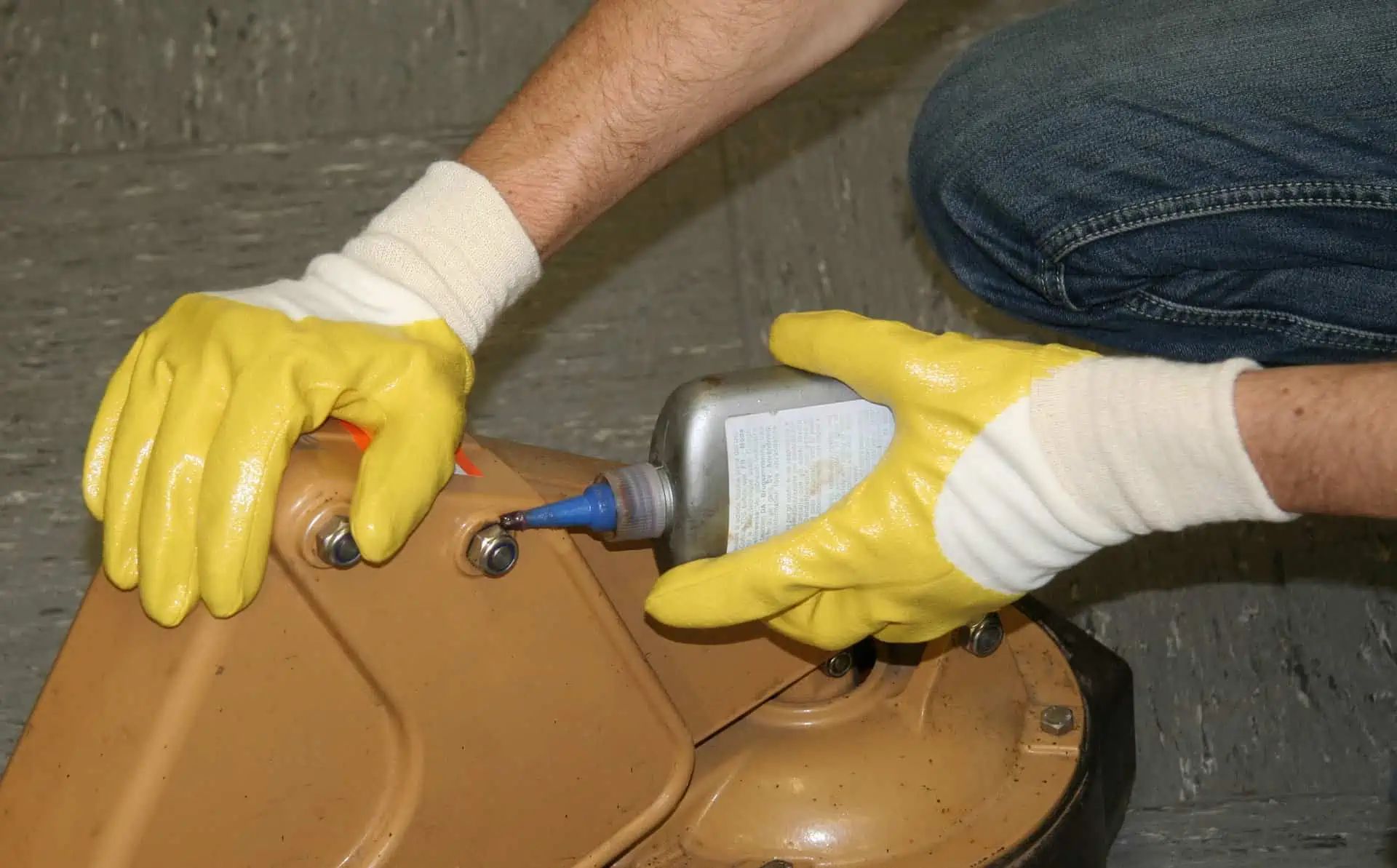 Kerbl Gant de travail ProNit Plus, revêtement nitrile, poignet tricoté, taille 7