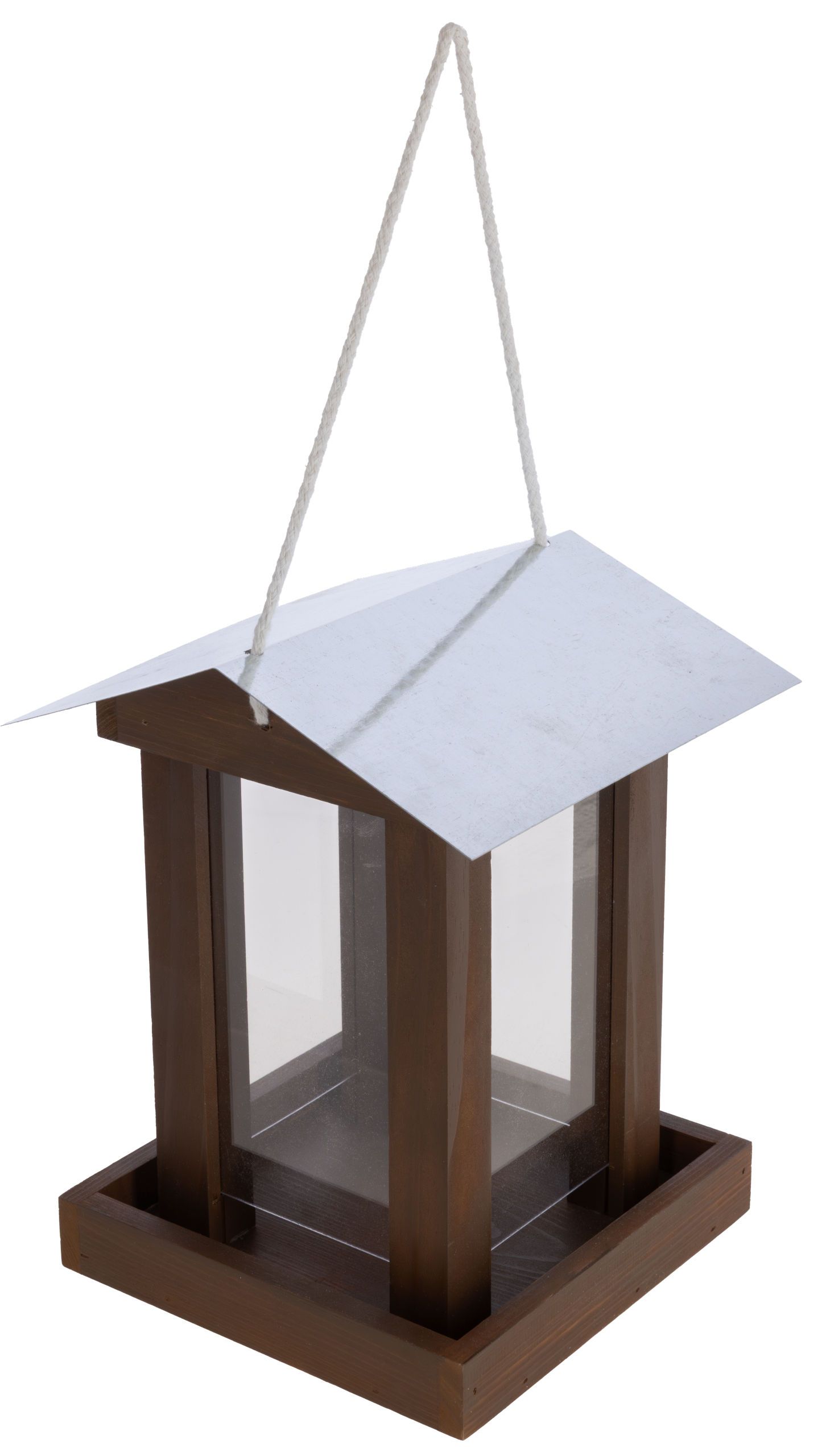 Laterne, Holz, Aufhängung, Außenbereich, Glasfenster