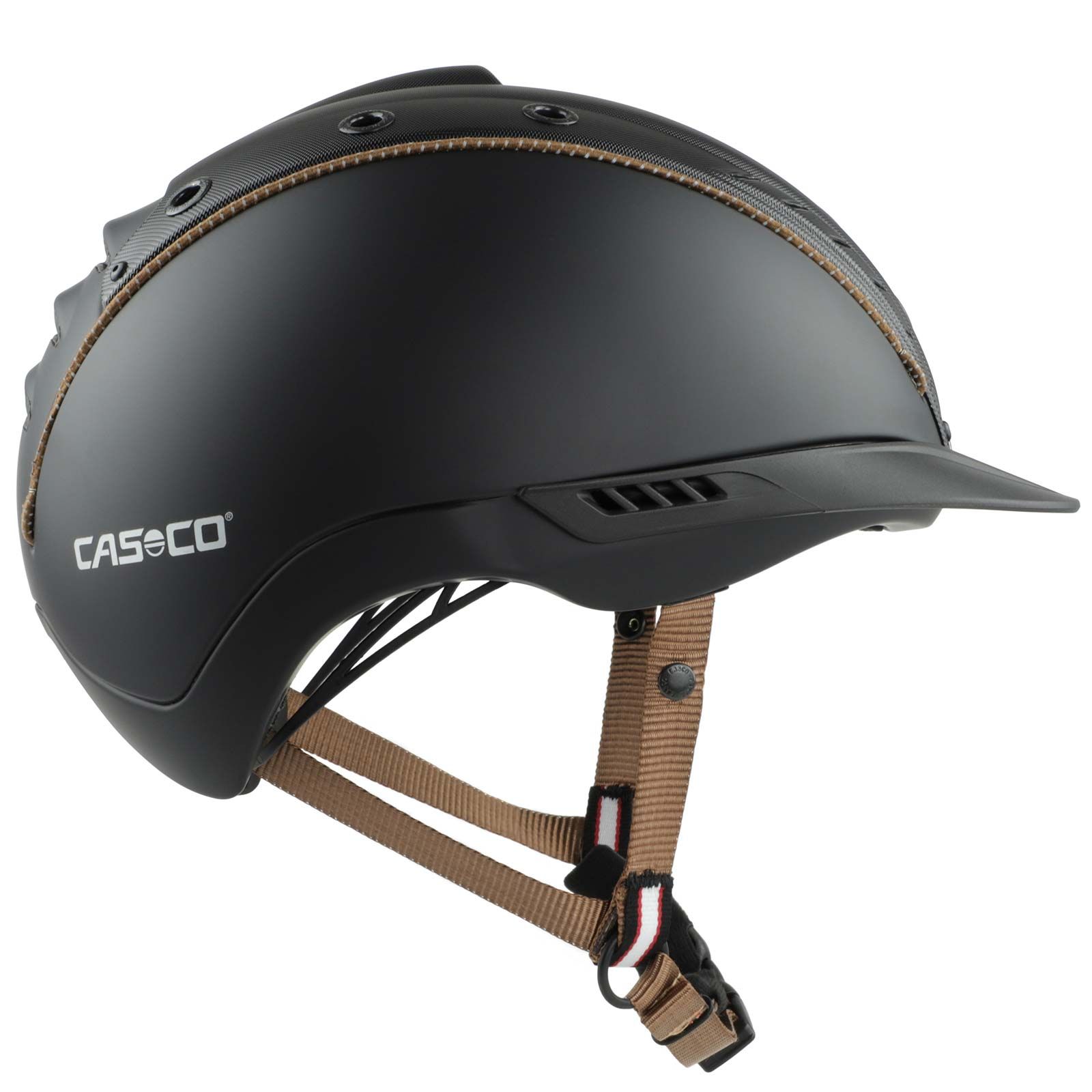 Casco Reithelm MISTRALL 2 Edition schwarz Struktur S - M
