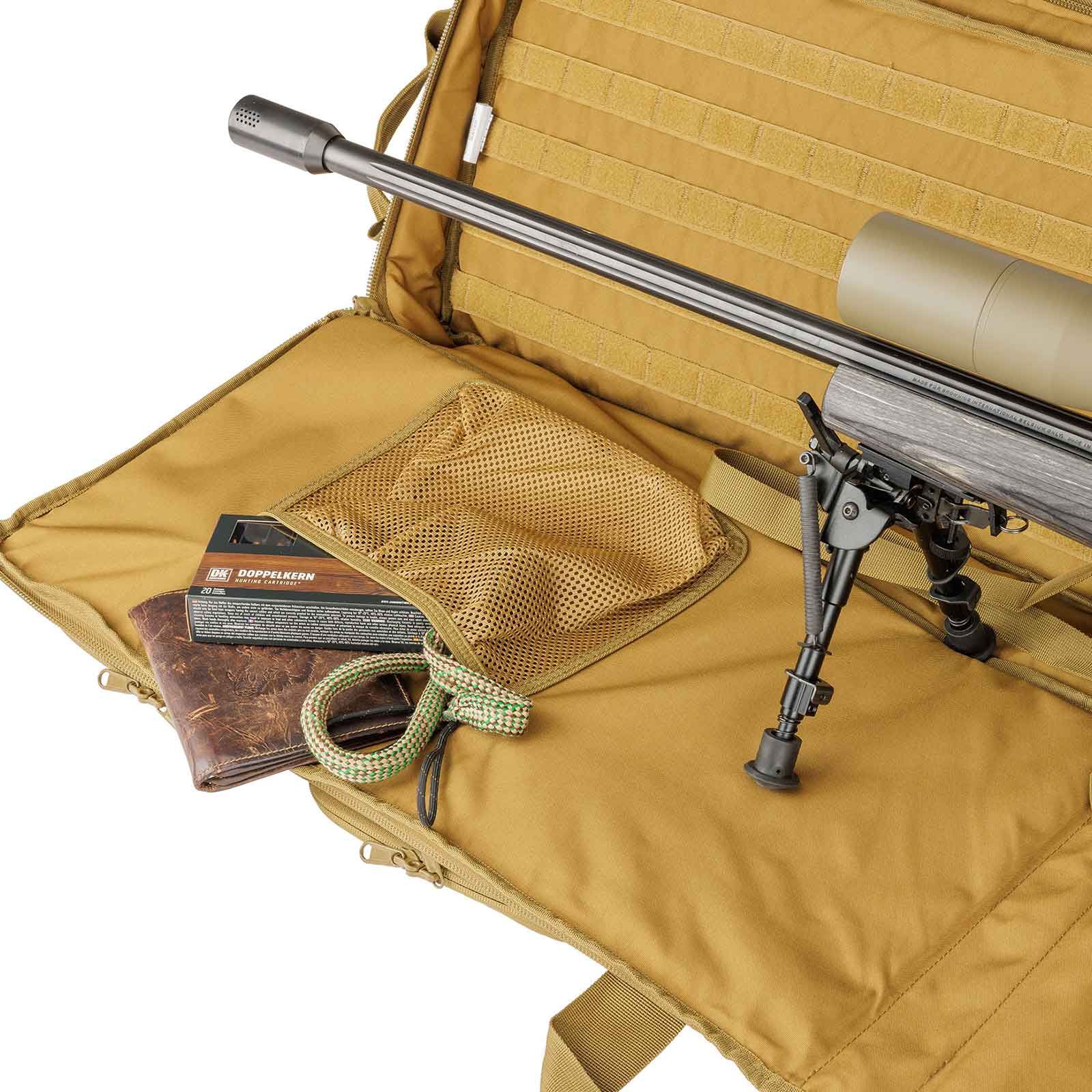 Bearproof Opti Drag Bag Waffentasche gepolstert, ca. 135 cm, Lieferumfang